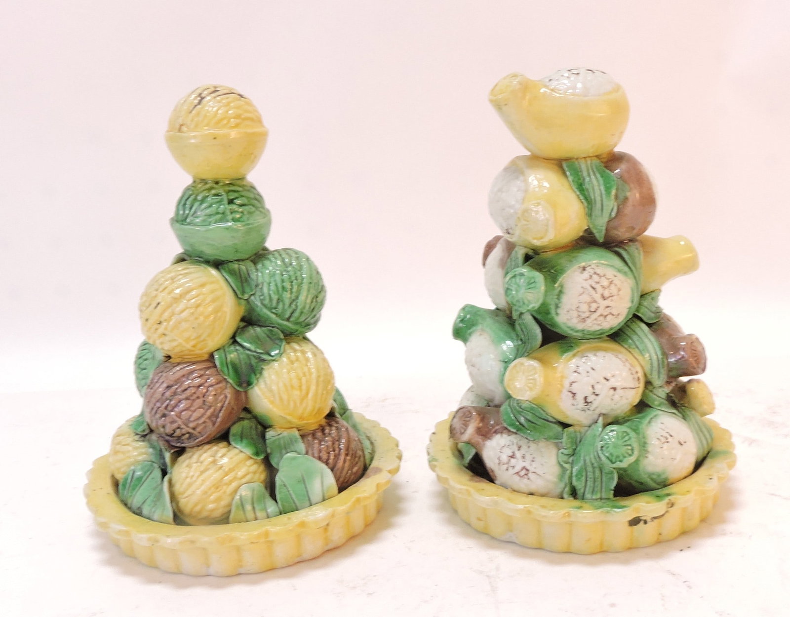 Chinese porcelain fruit and nut (1 of 2)