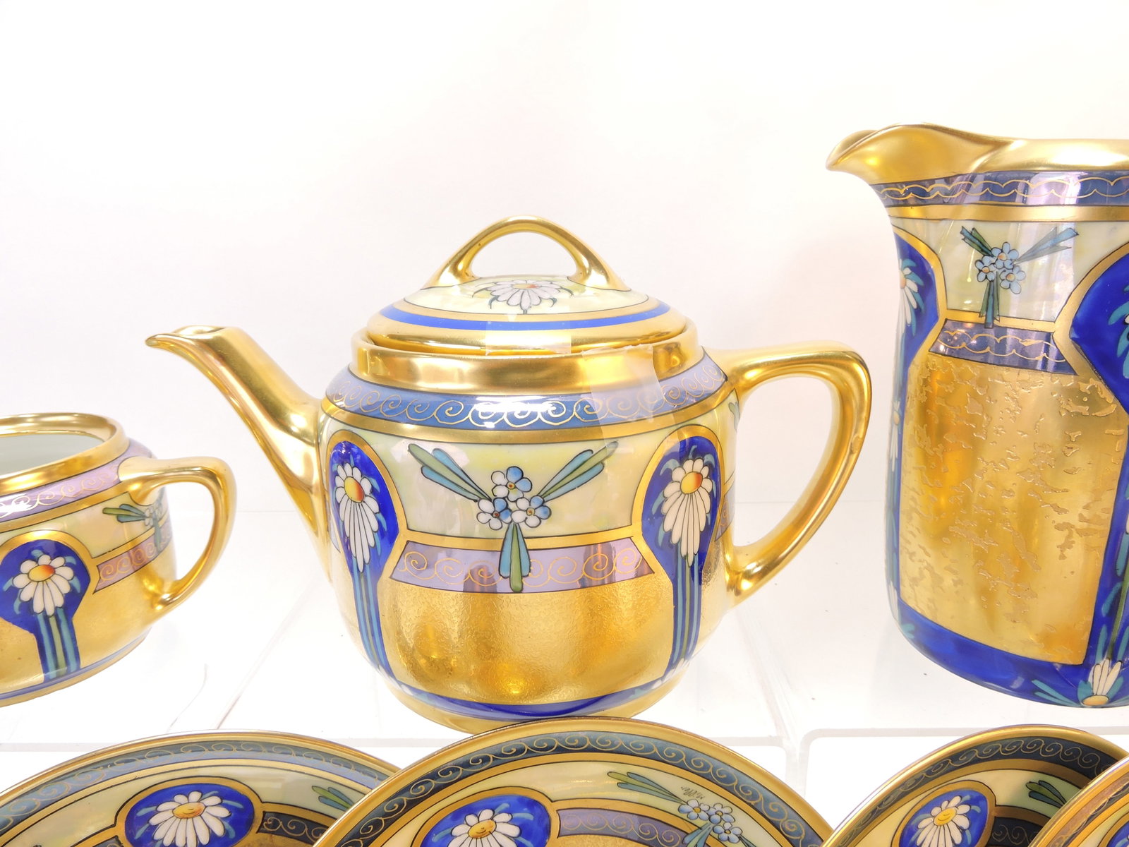 KPM Pickard porcelain dessert set, - 2