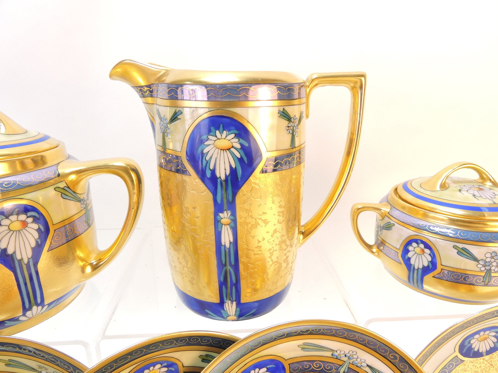 KPM Pickard porcelain dessert set, - 3