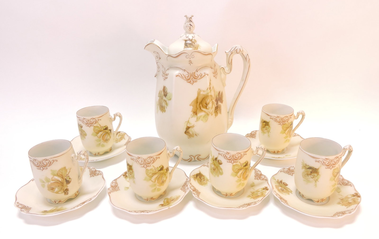 Silesia 'Old Ivory' chocolate set with (1 of 2)