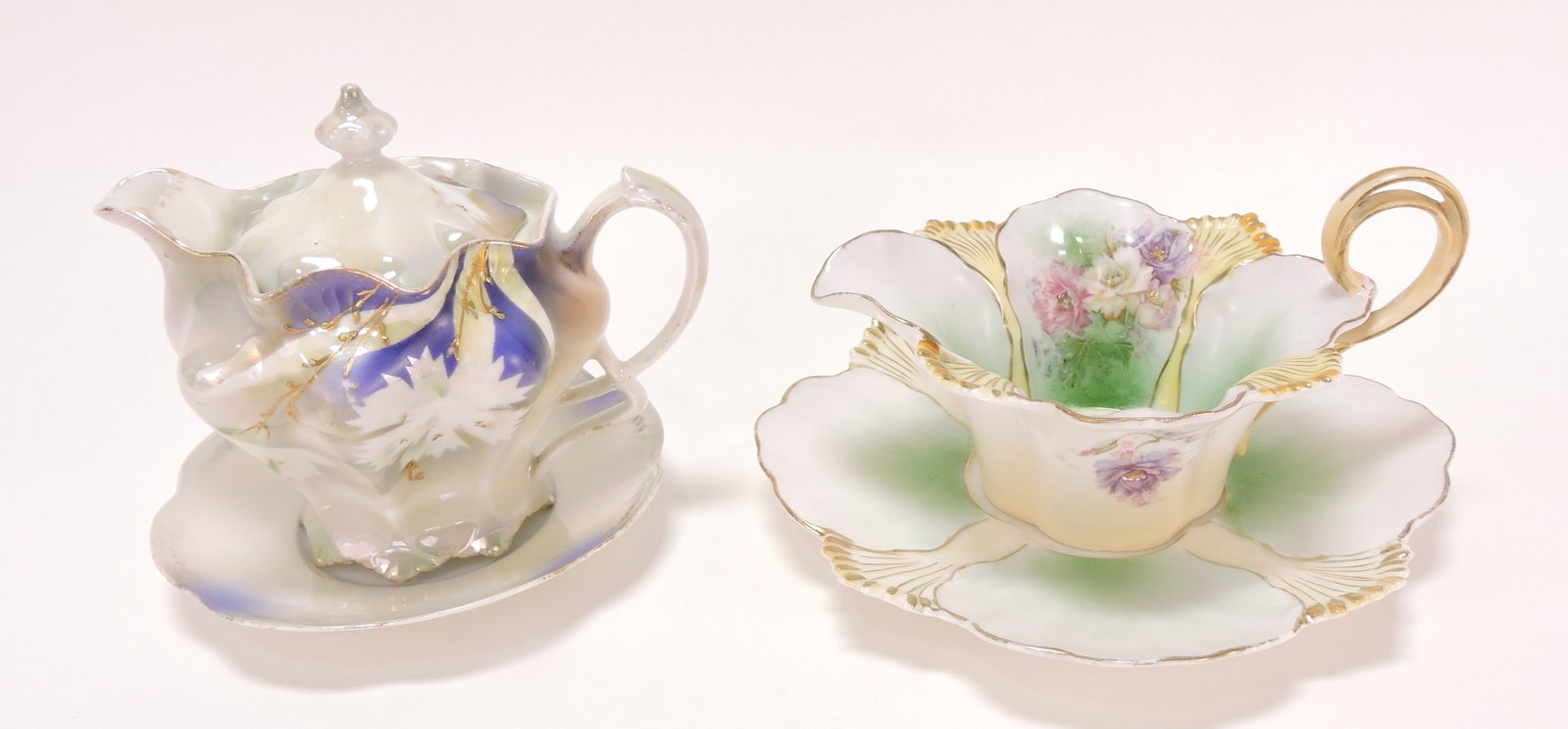 R.S. Prussia syrup and gravy boat: .