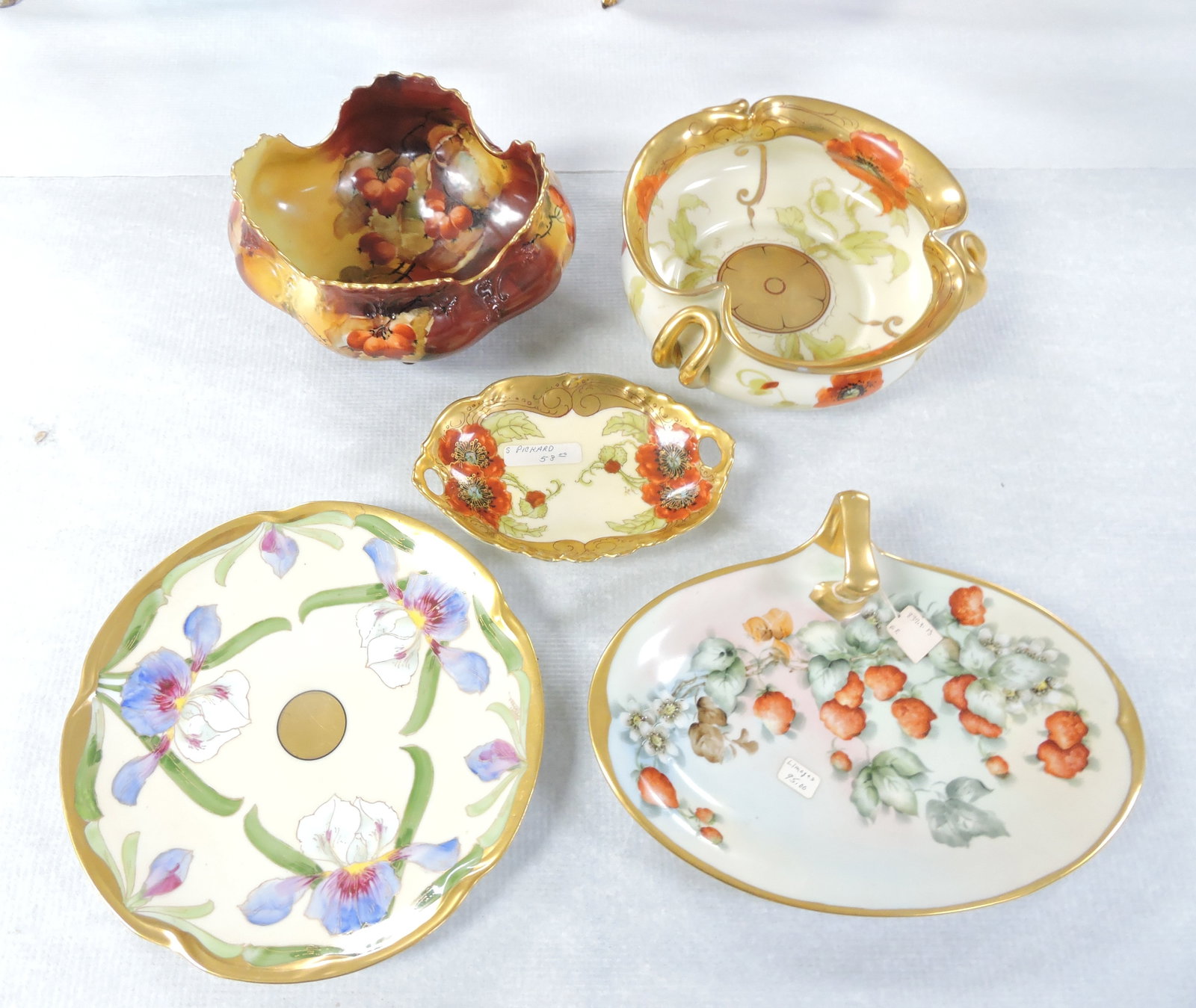 Porcelain lot of 5 plates/trays (1 of 1)