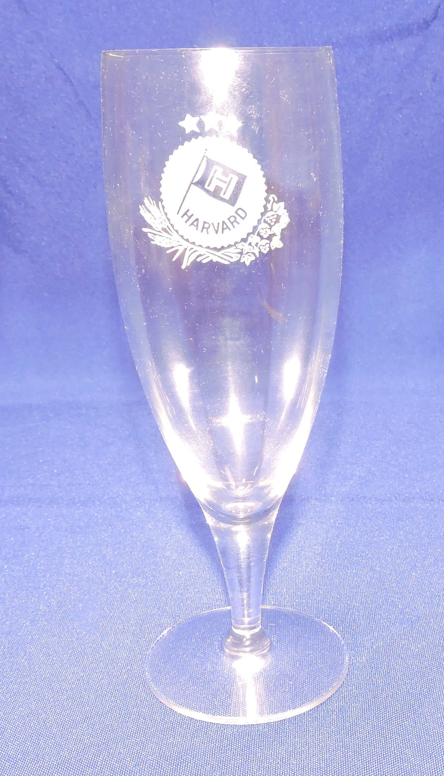 Pre-Prohibition etched beer glass, (1 of 1)