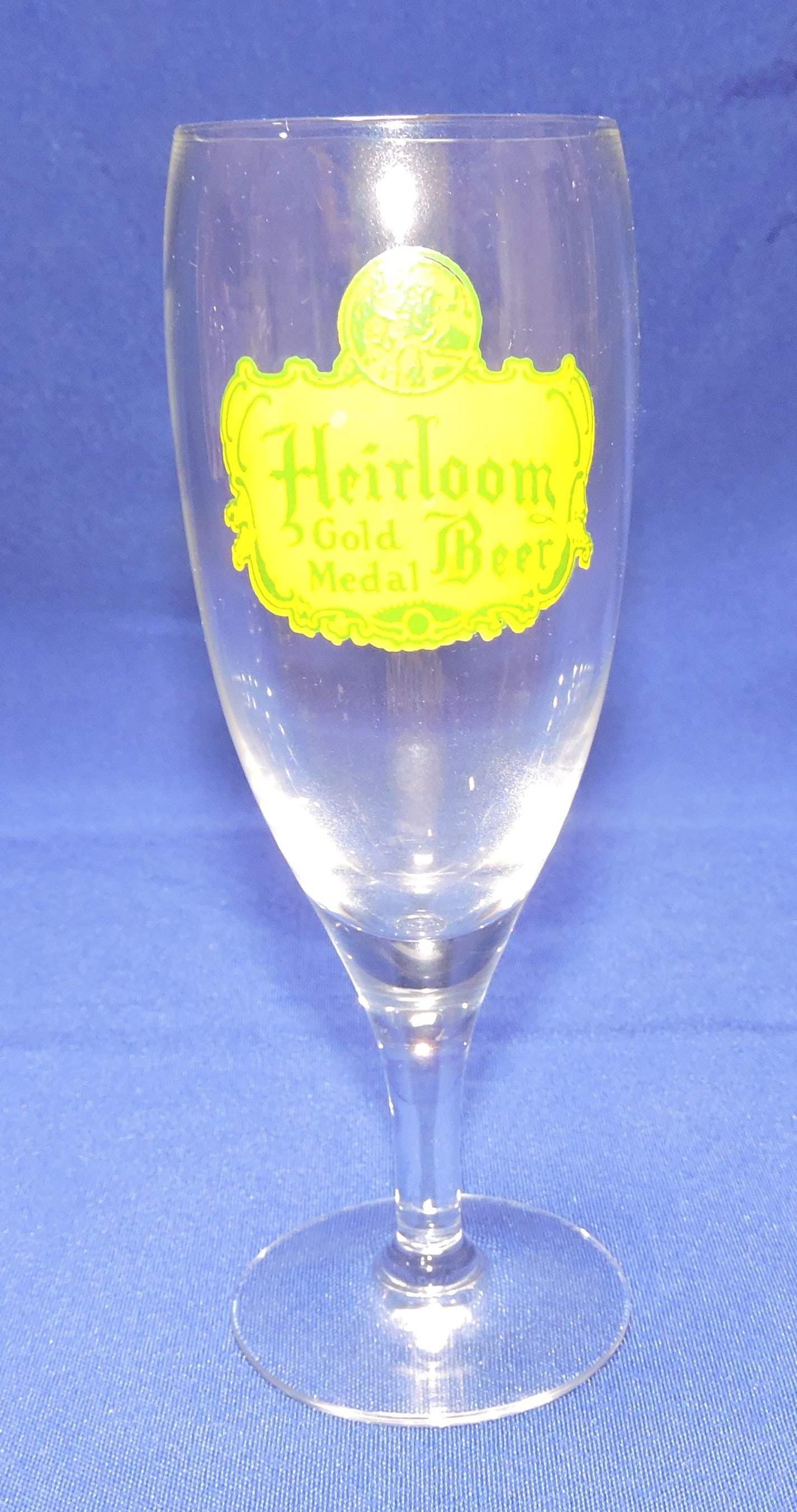 Enameled beer glass, Heirloom Gold (1 of 1)