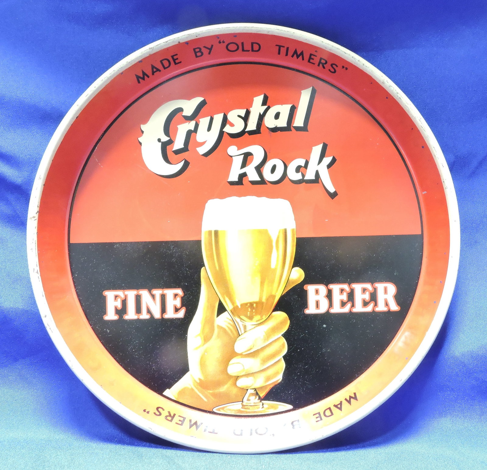 Crystal Rock Fine Beer tray, made by (1 of 2)