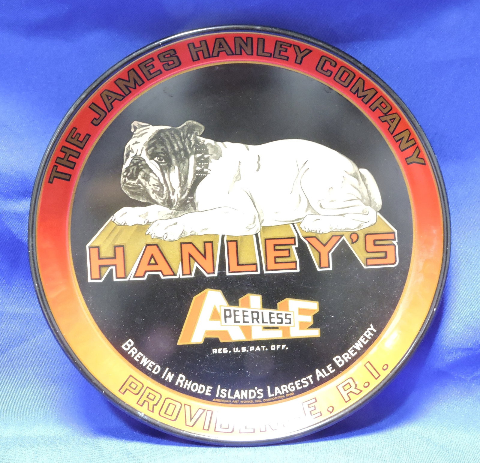 Hanley's Peerless Ale beer tray, (1 of 2)