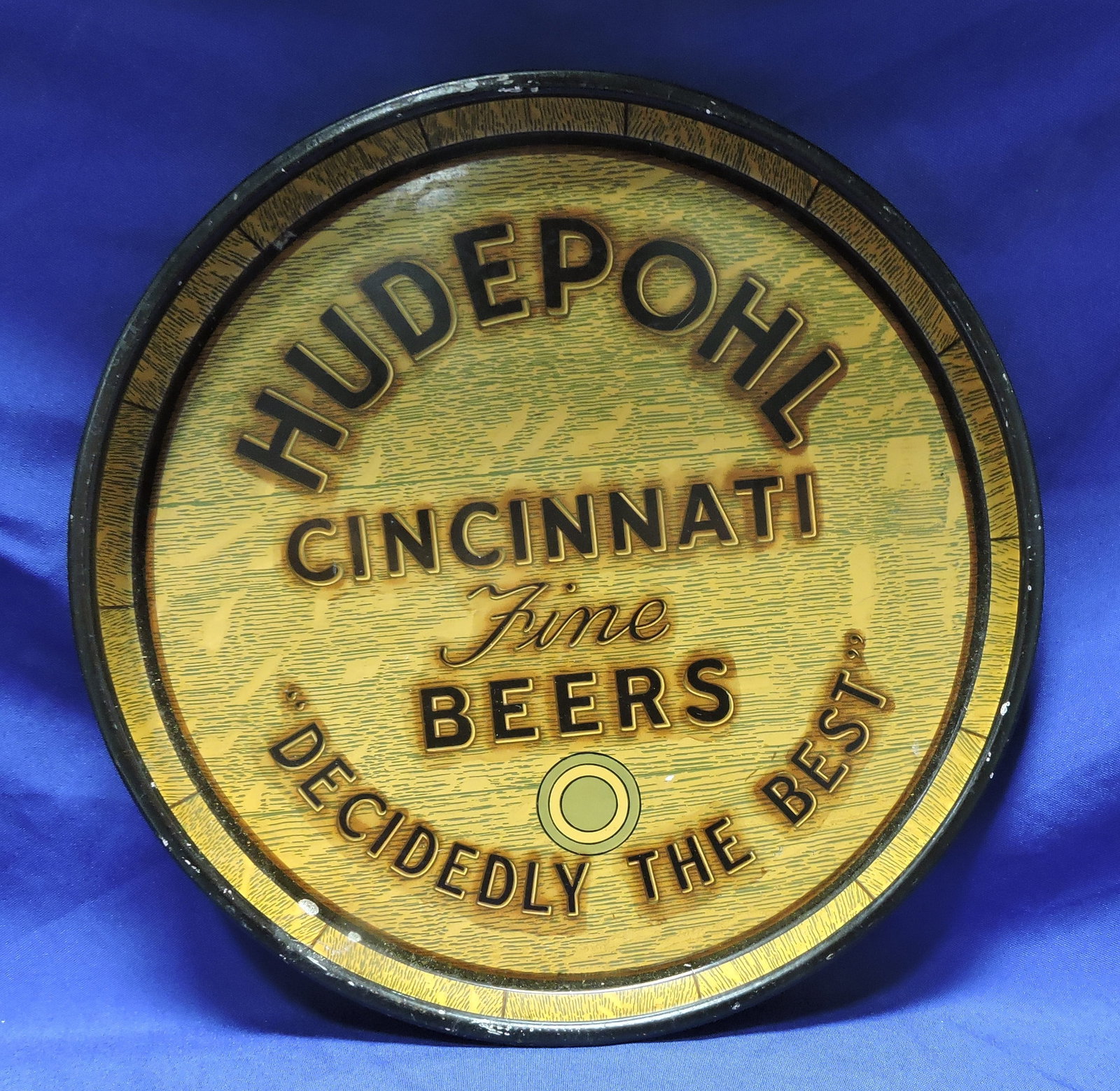 Hudepohl Fine Beers tray, Cincinnati, (1 of 2)