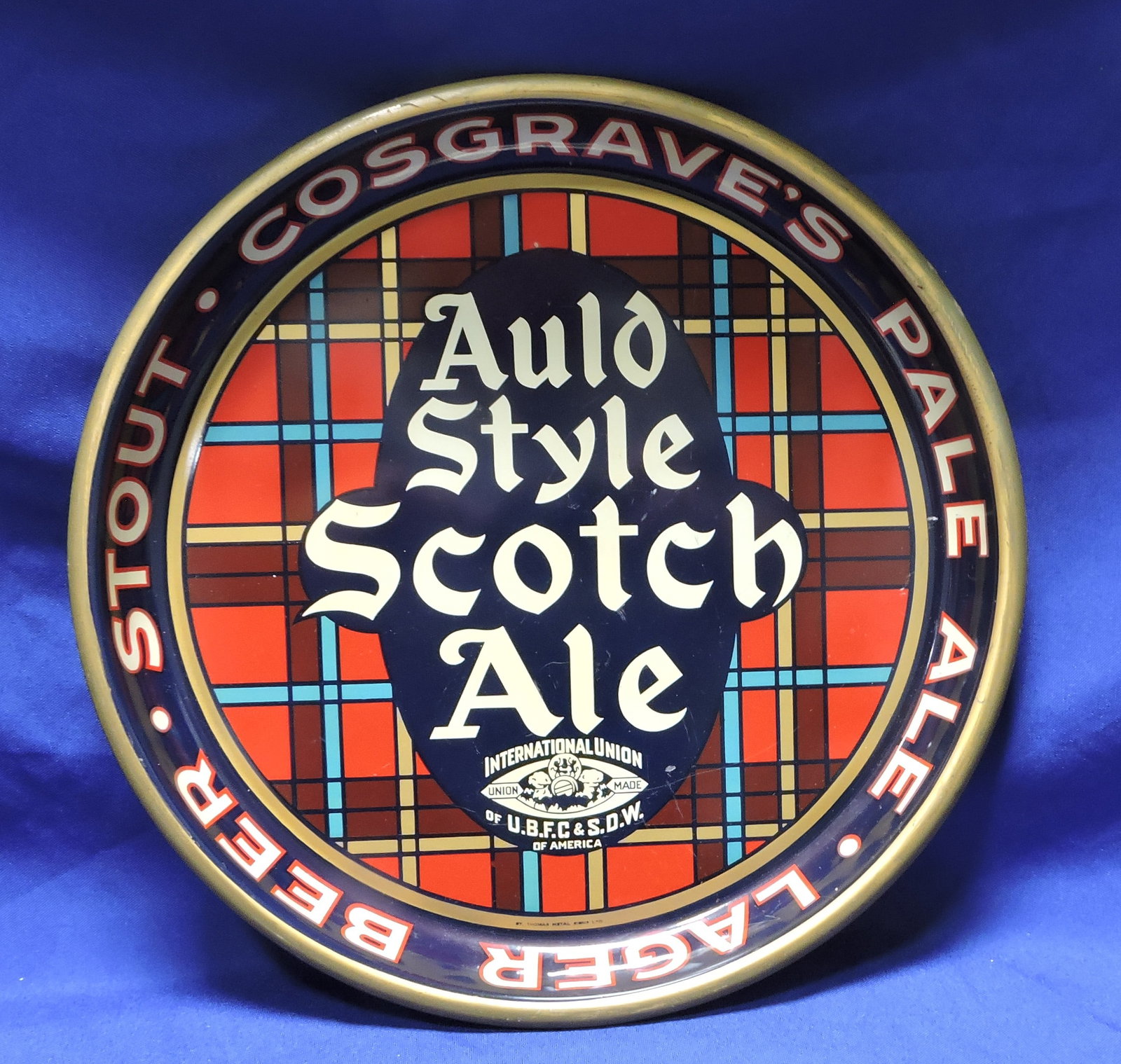 Cosgrave's Pale Ale beer tray, (1 of 2)