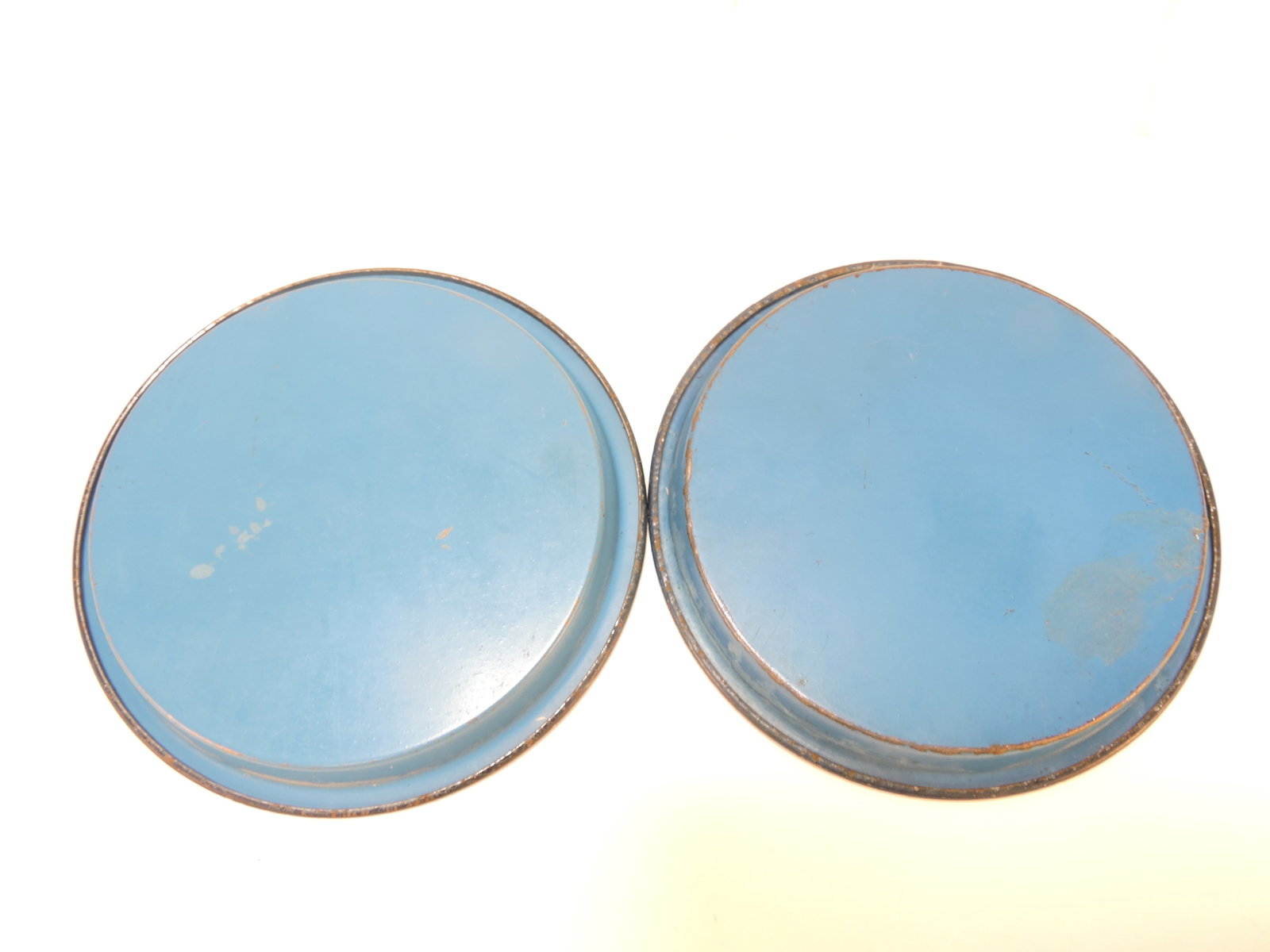 Tin advertising beer coaster, pair, - 2