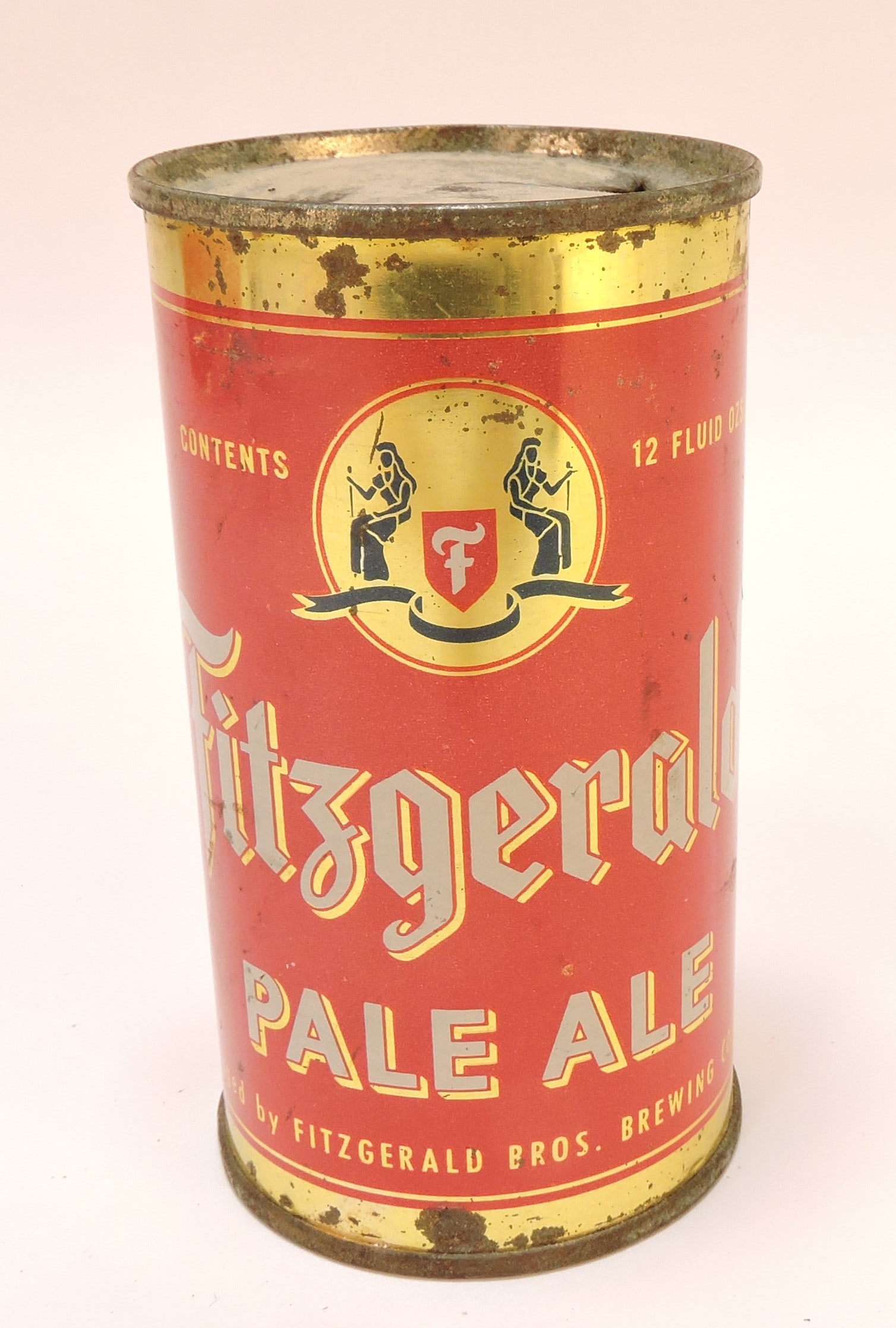 Fitzgerald's Pale Ale beer can, 4 3/4": .