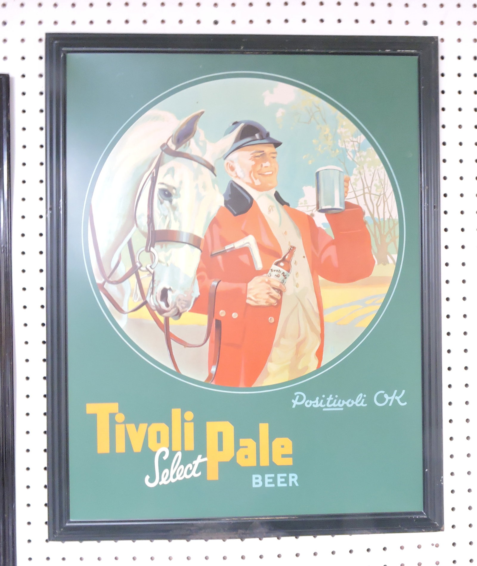 Tivoli Pale Beer self framed metal sign, (1 of 1)