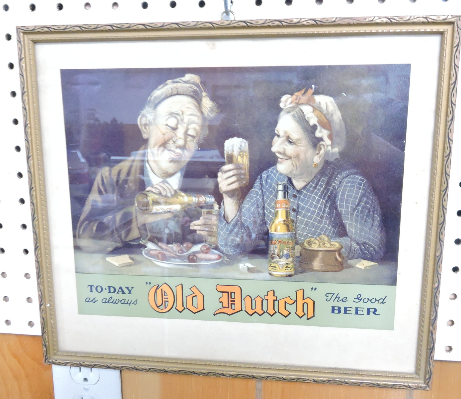 Advertising print, 'Old Dutch' beer,: 13"x15"