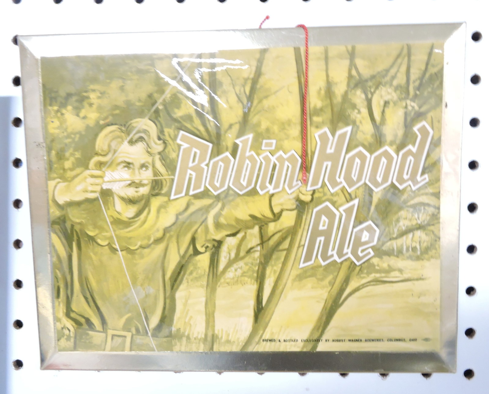 Robin Hood Ale tin over cardboard (1 of 1)