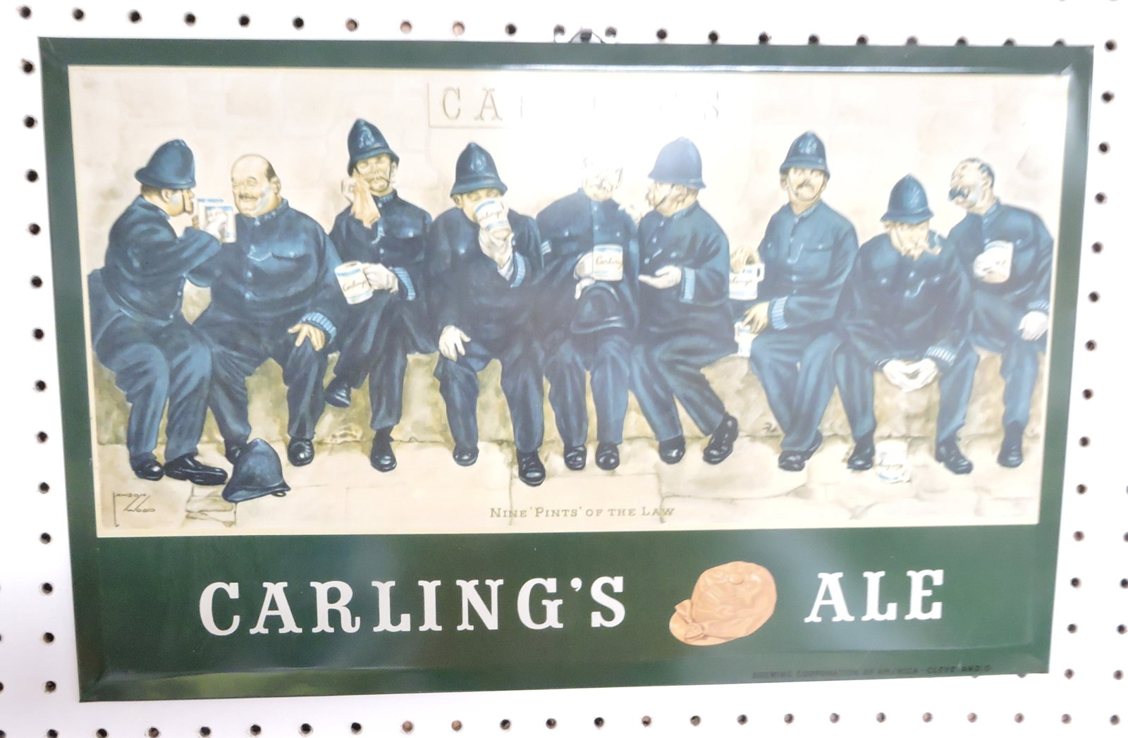 Carlings Ale tin over cardboard (1 of 1)