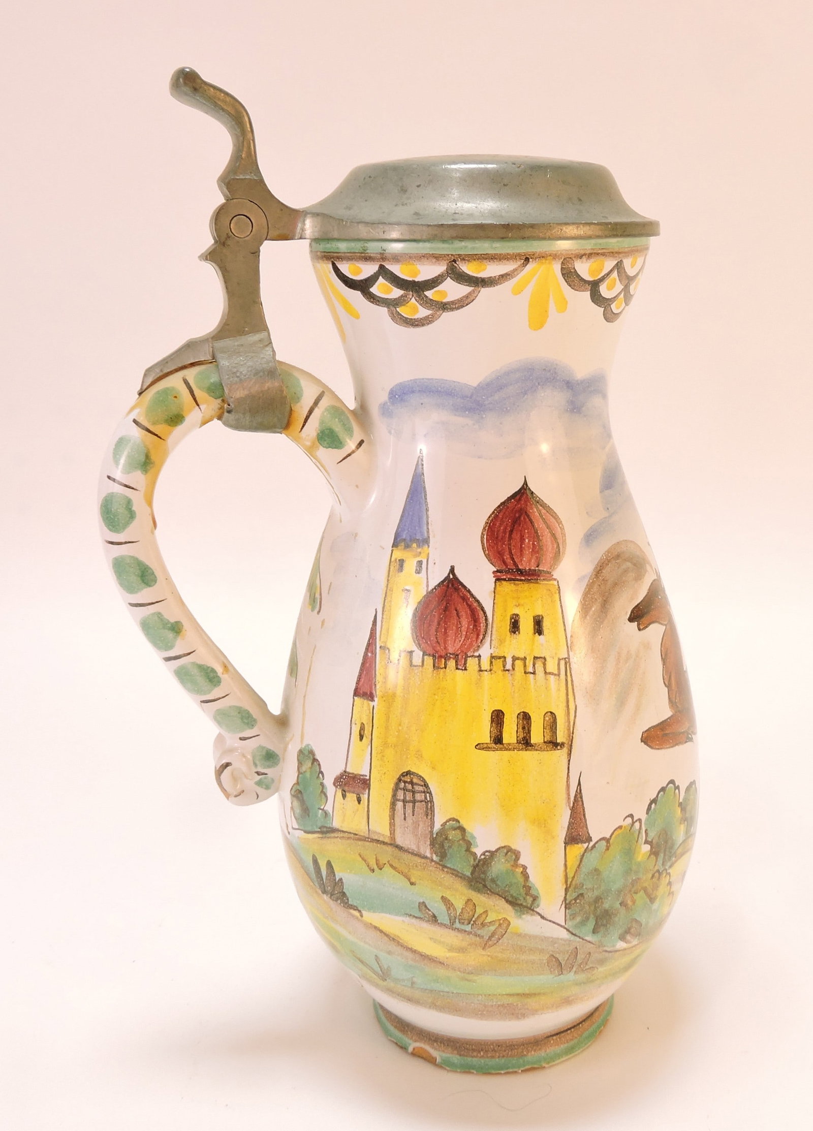 Hand painted ceramic hunting mug - 3