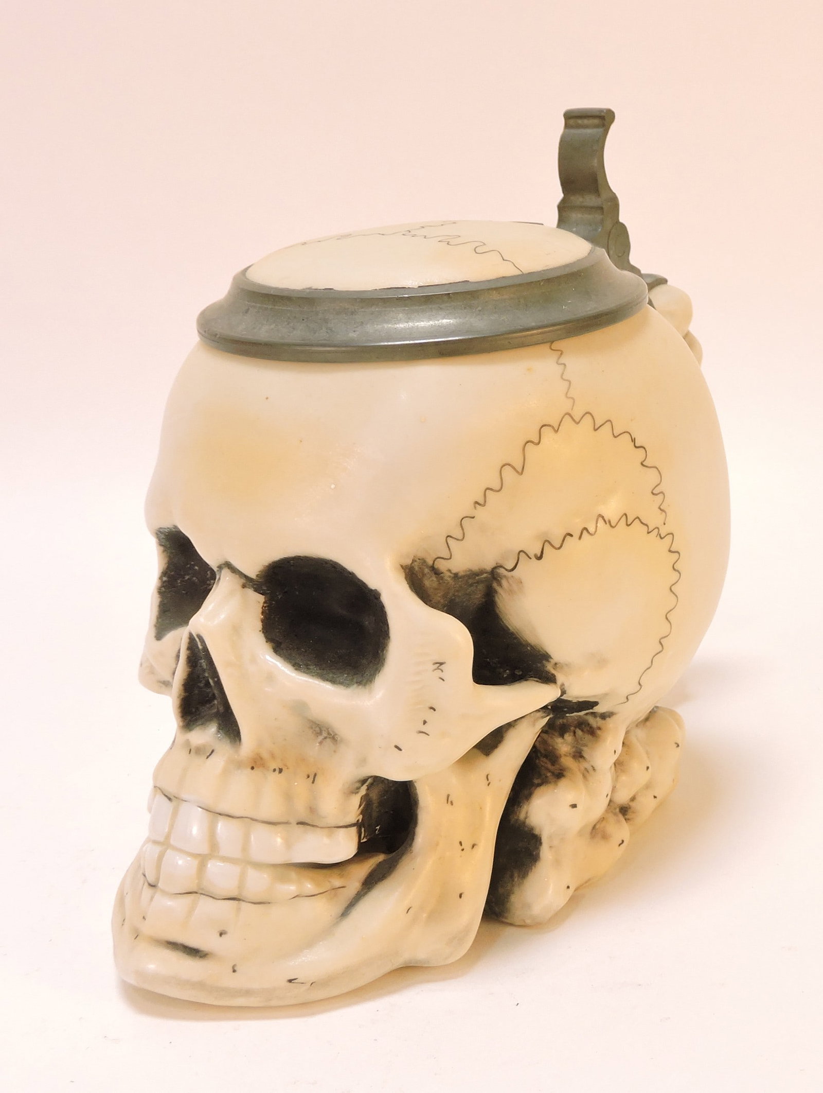 German porcelain character stein (1 of 2)