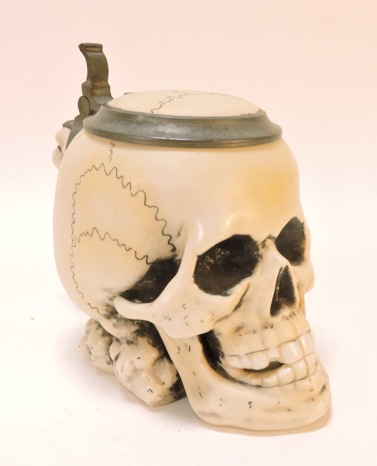 German porcelain character stein - 2