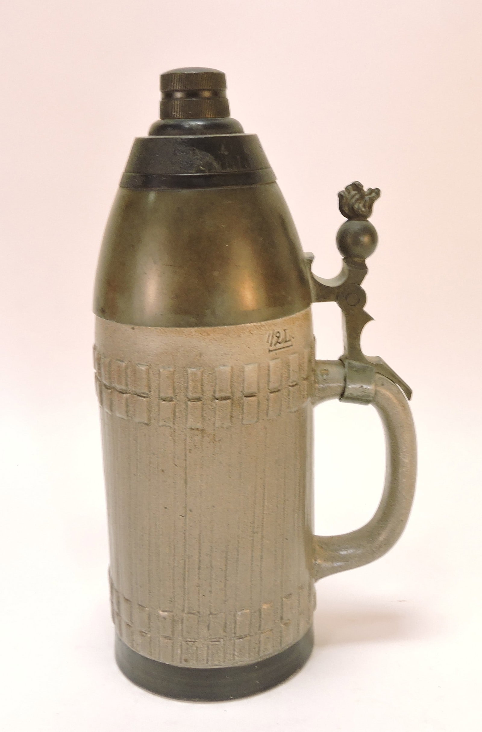 German stoneware character stein (1 of 2)