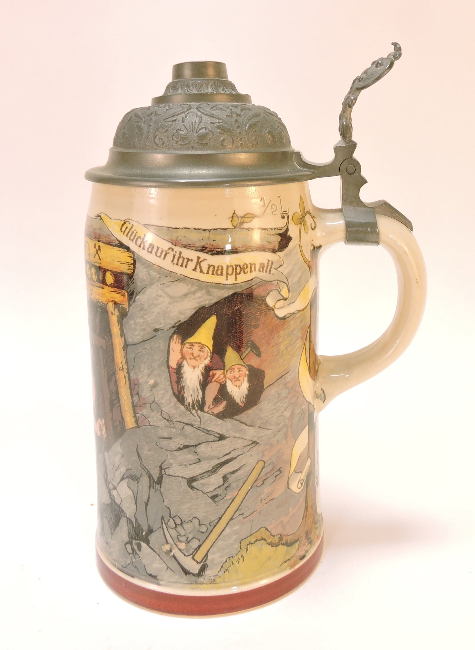 Geschutzt #980/1909 German stein, - 2