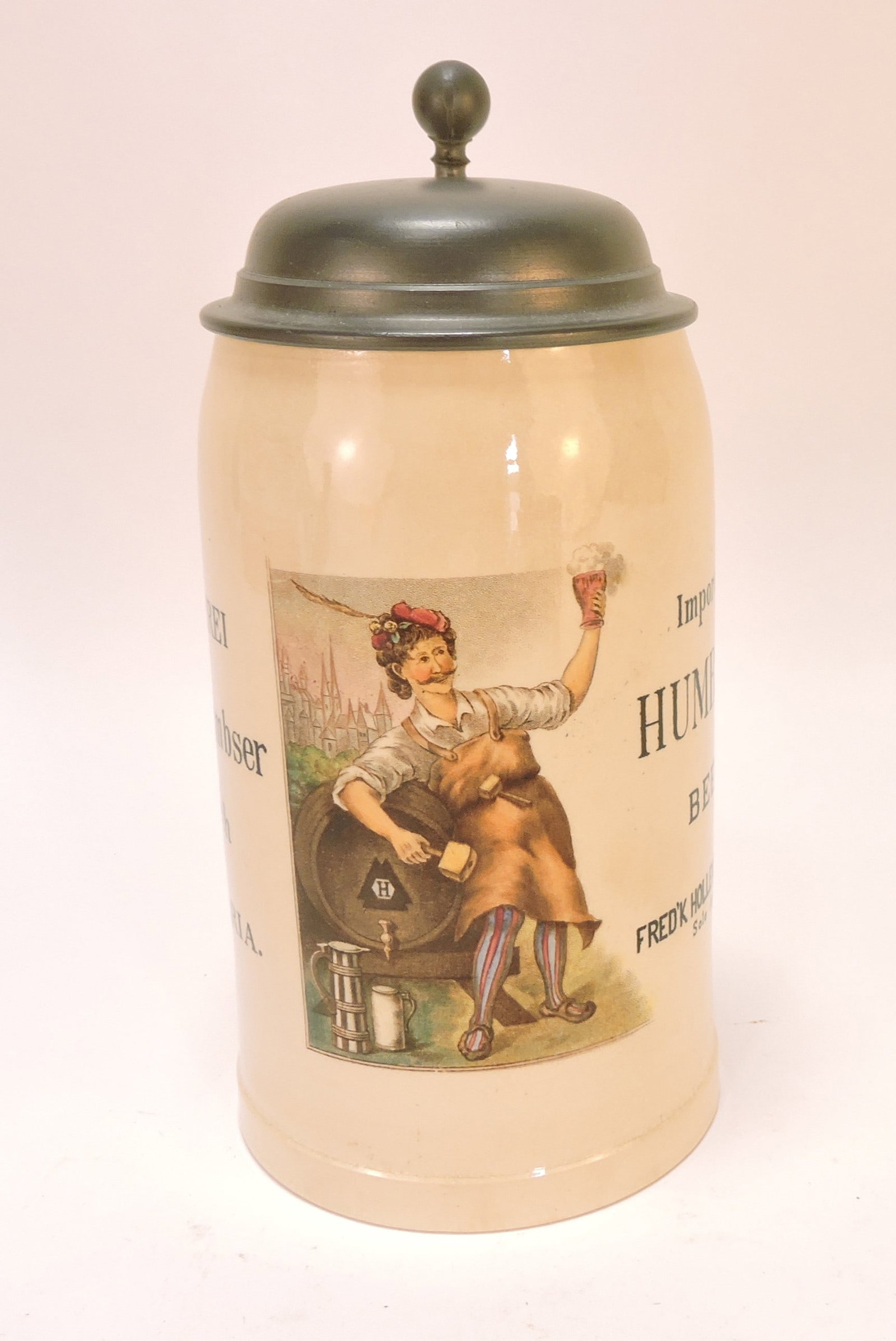 Villeroy & Boch Mettlach stein, 1909, (1 of 3)