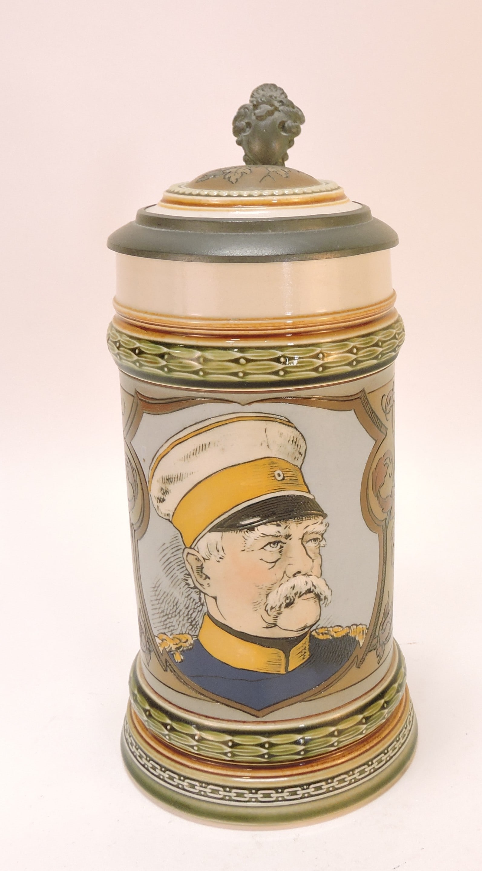 Mettlach stein #1794, 1/2L, 9": .