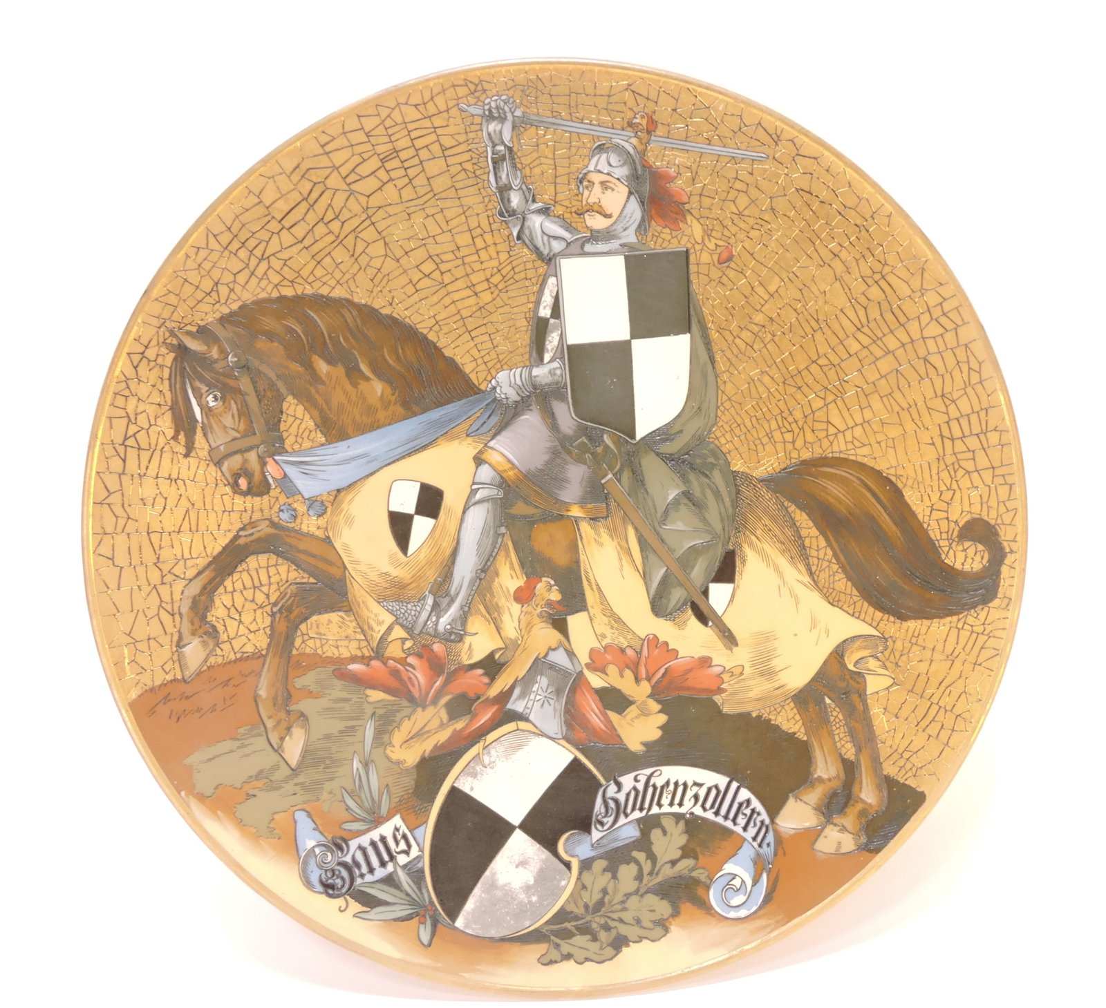 Mettlach plaque #2187, 17 1/2": .