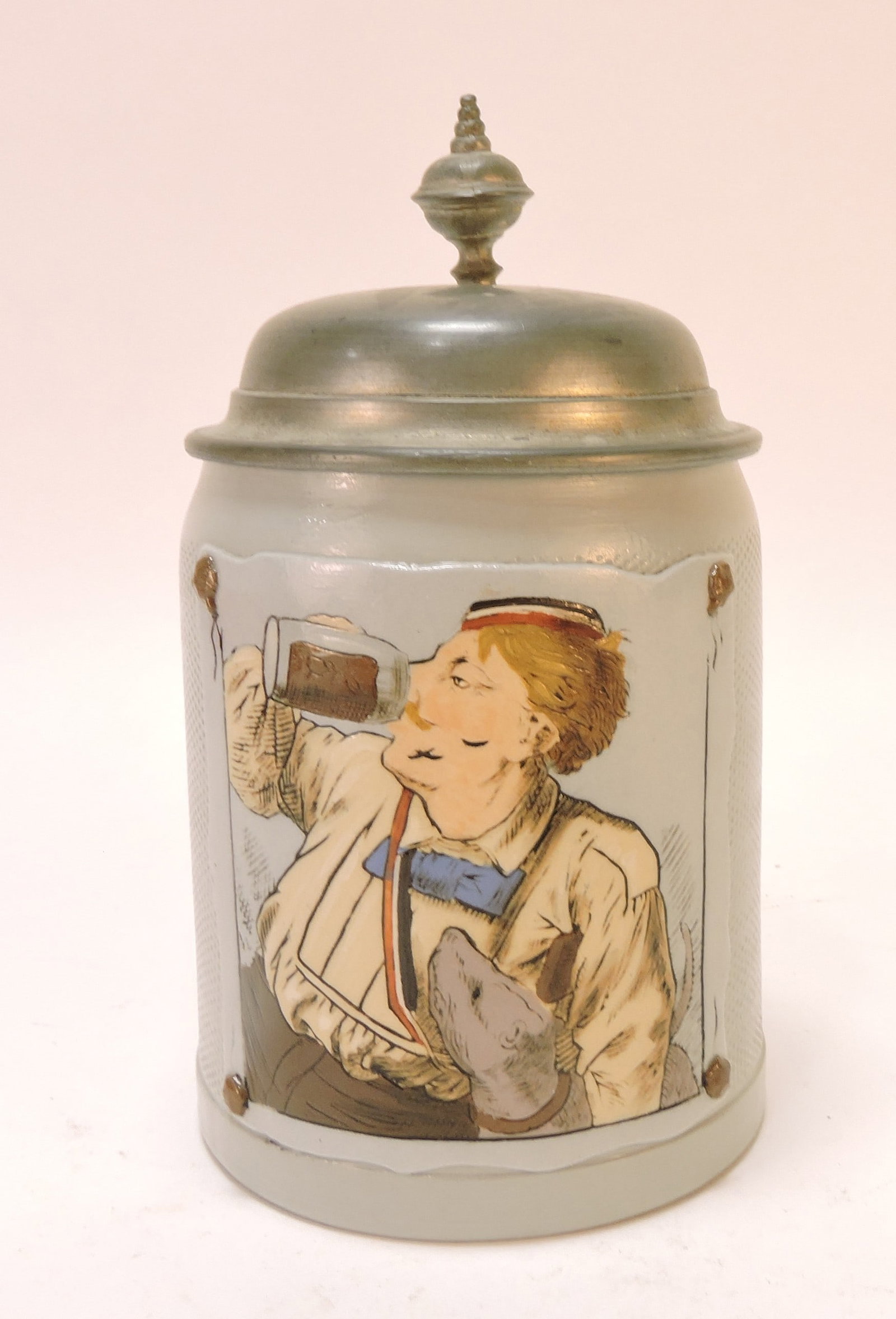 Mettlach #1643 stein, 1/2L, 6 1/2": .