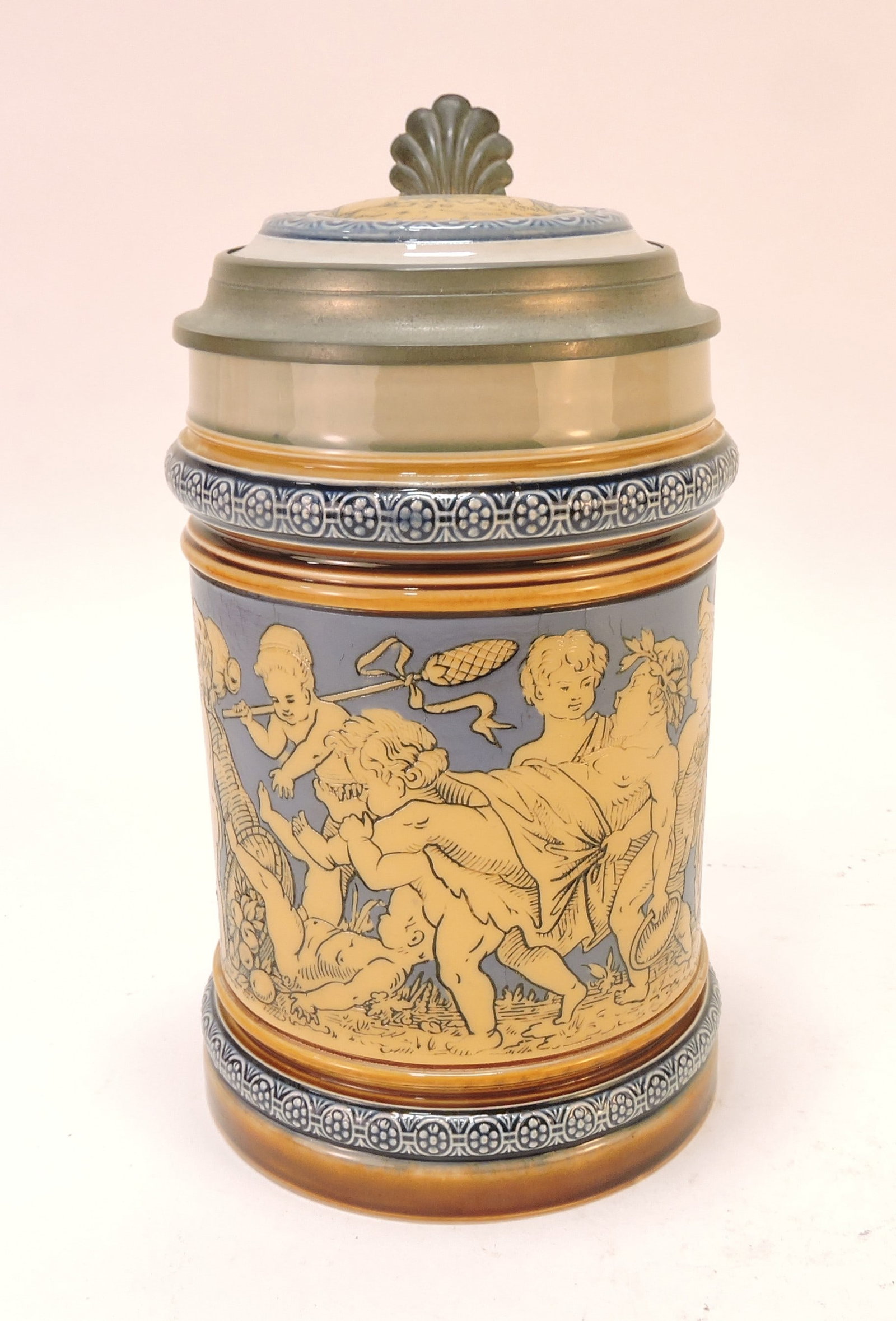 Mettlach stein, 1/2L, 7 1/2": .
