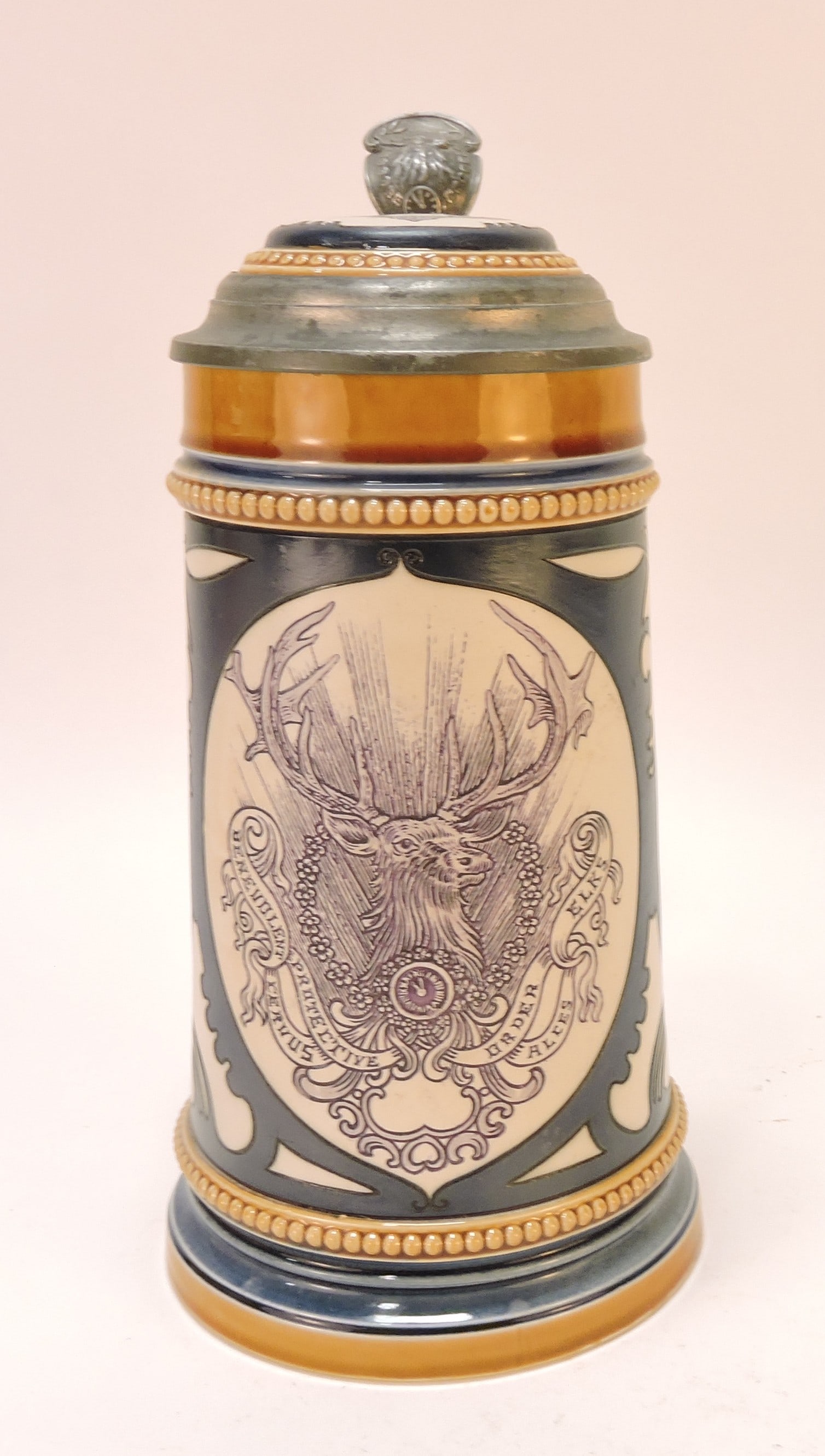 Mettlach #2936 stein, 1/2L, 9": .