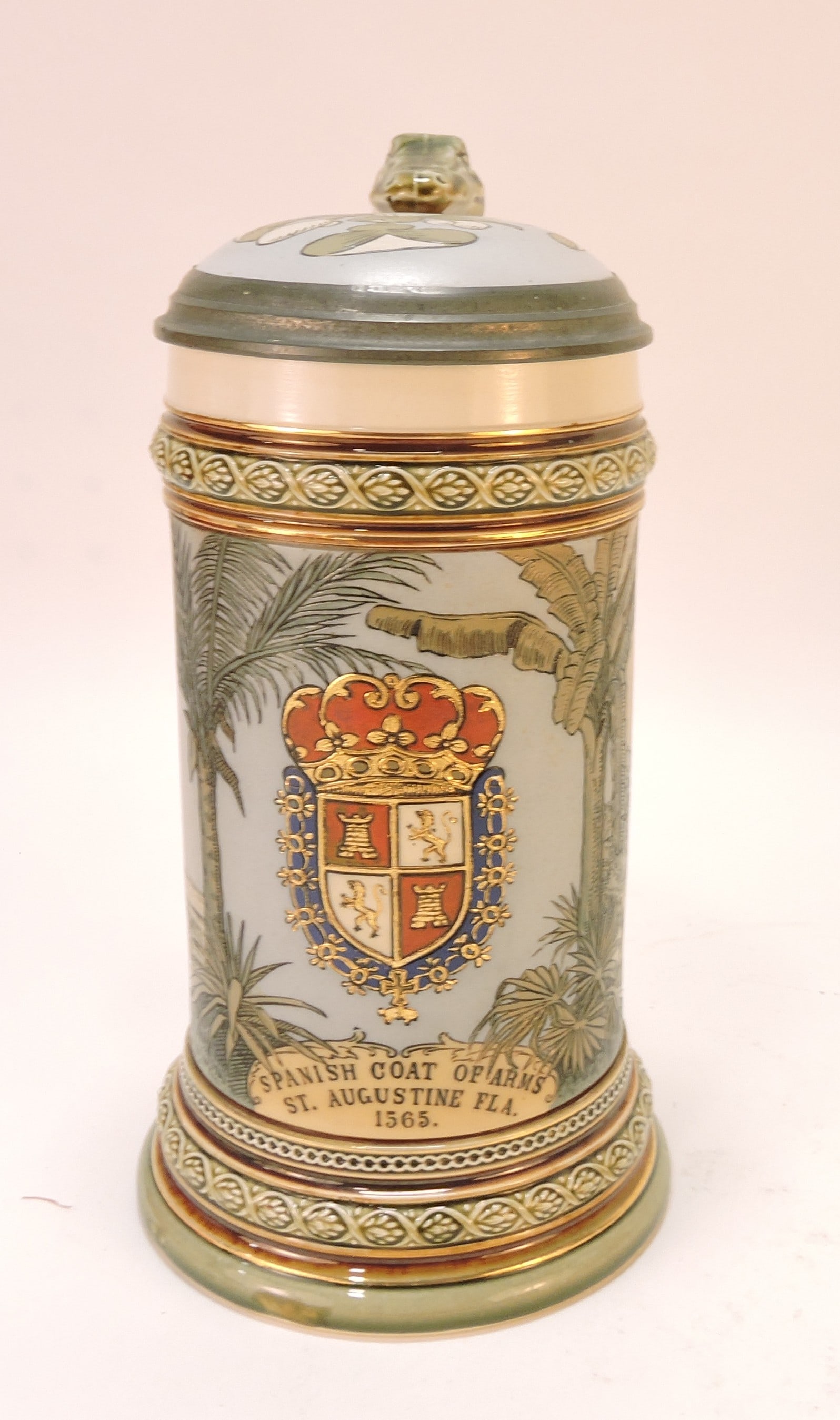 Mettlach #2373 stein, 1/2L, 8 1/2", (1 of 3)