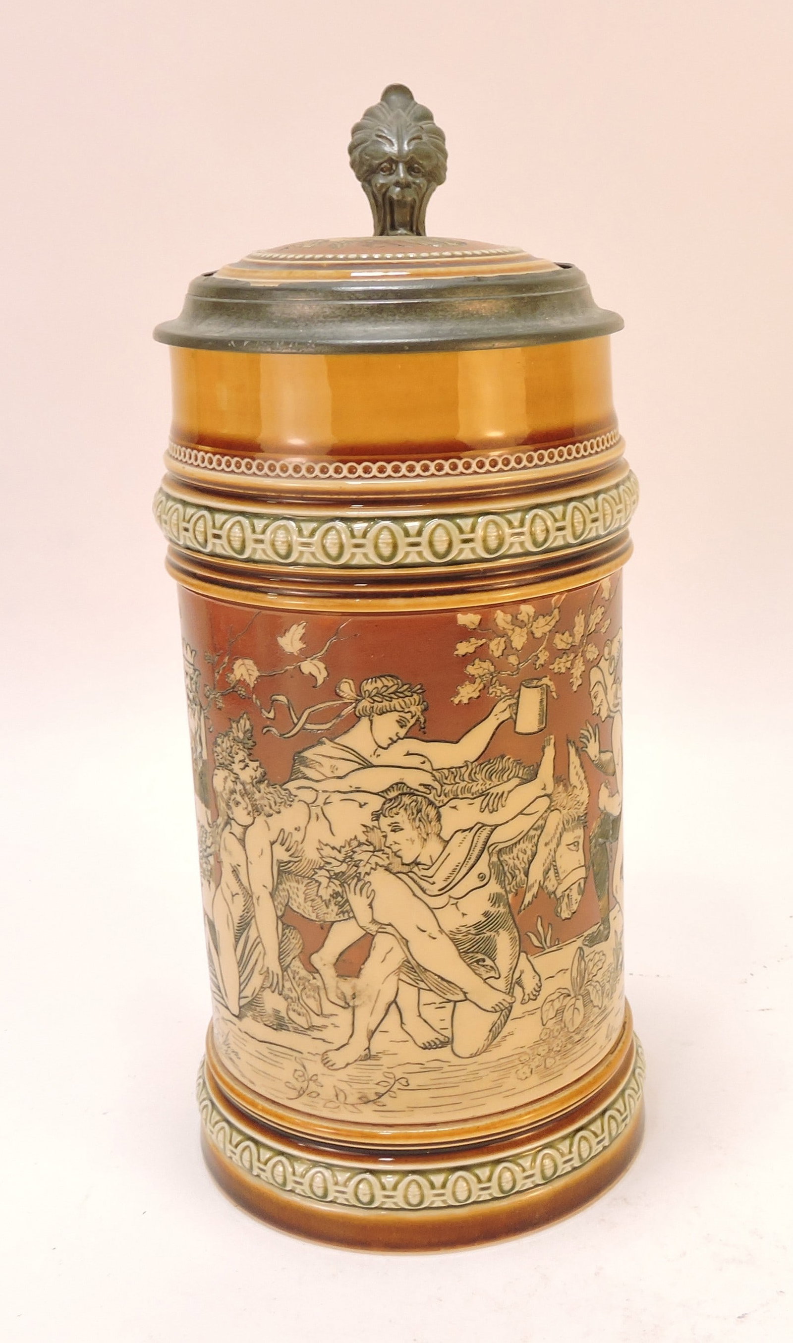 Mettlach stein #2085, 1L, 10": .