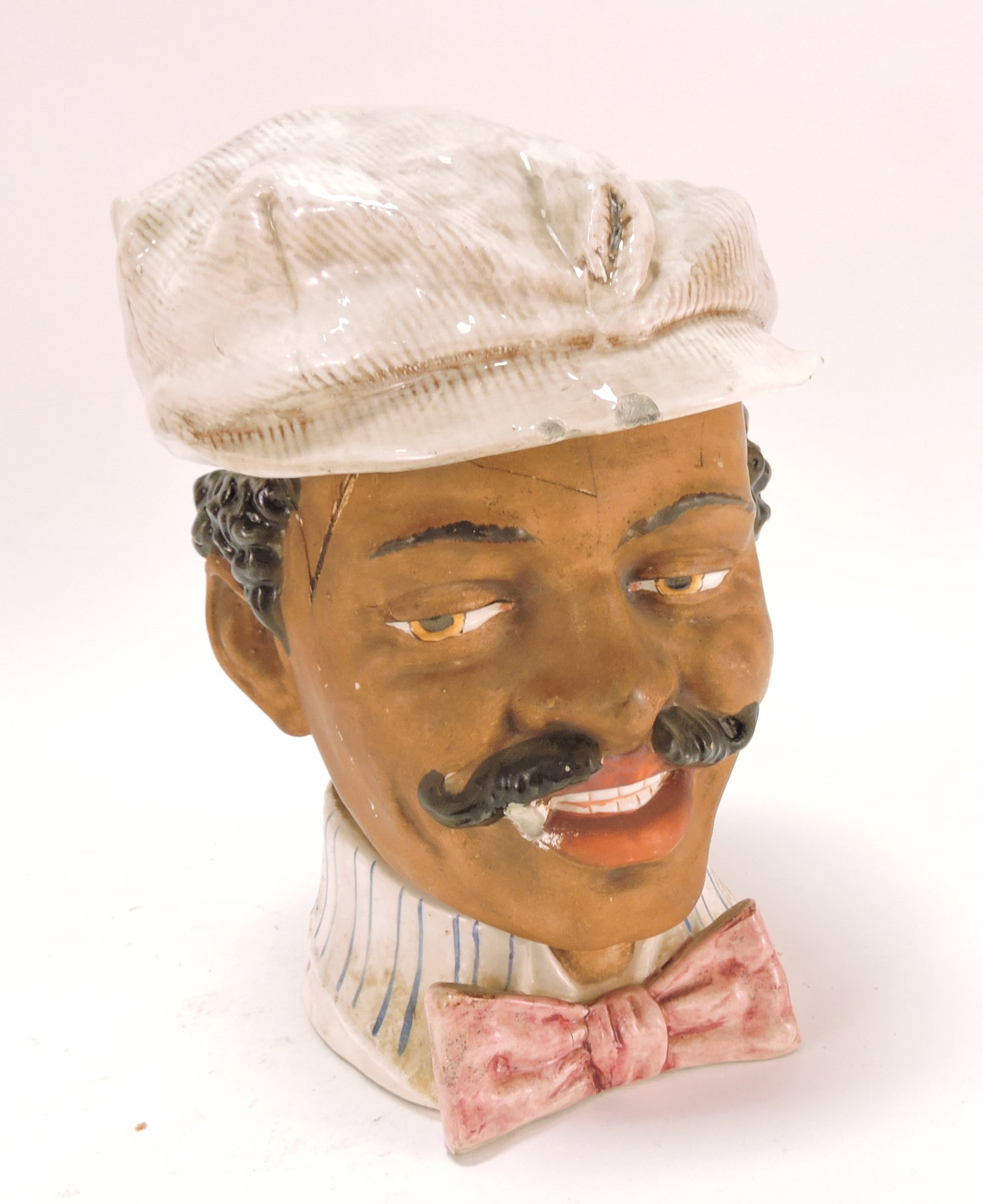 Black Americana majolica large humidor (1 of 1)