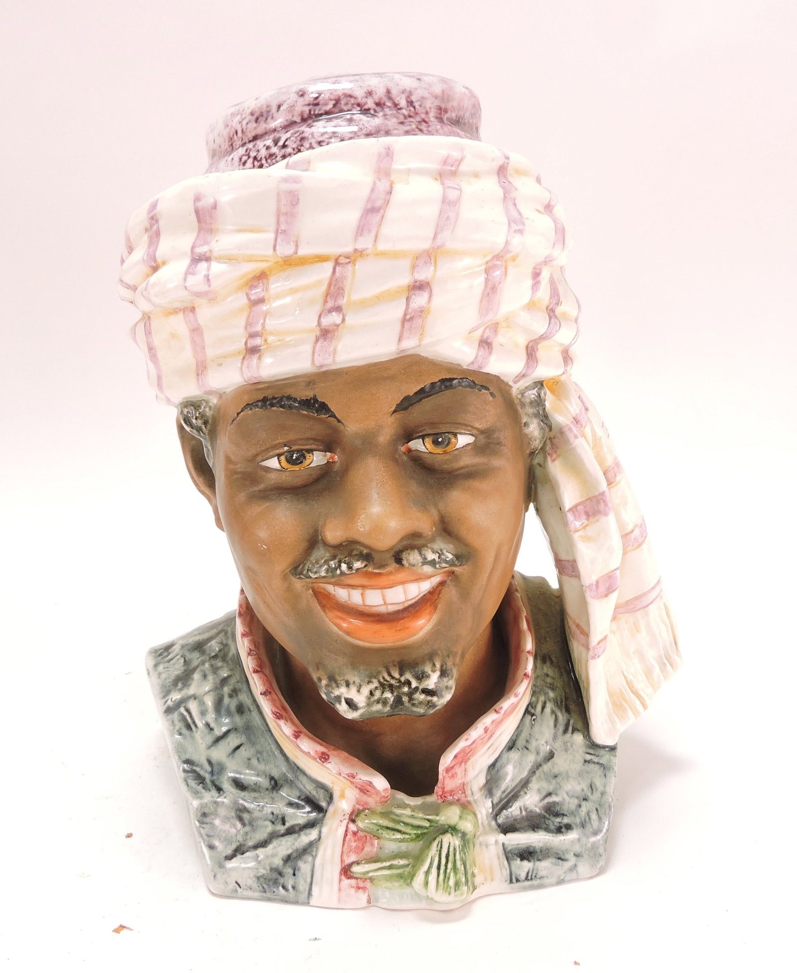 Black Americana majolica large humidor (1 of 1)