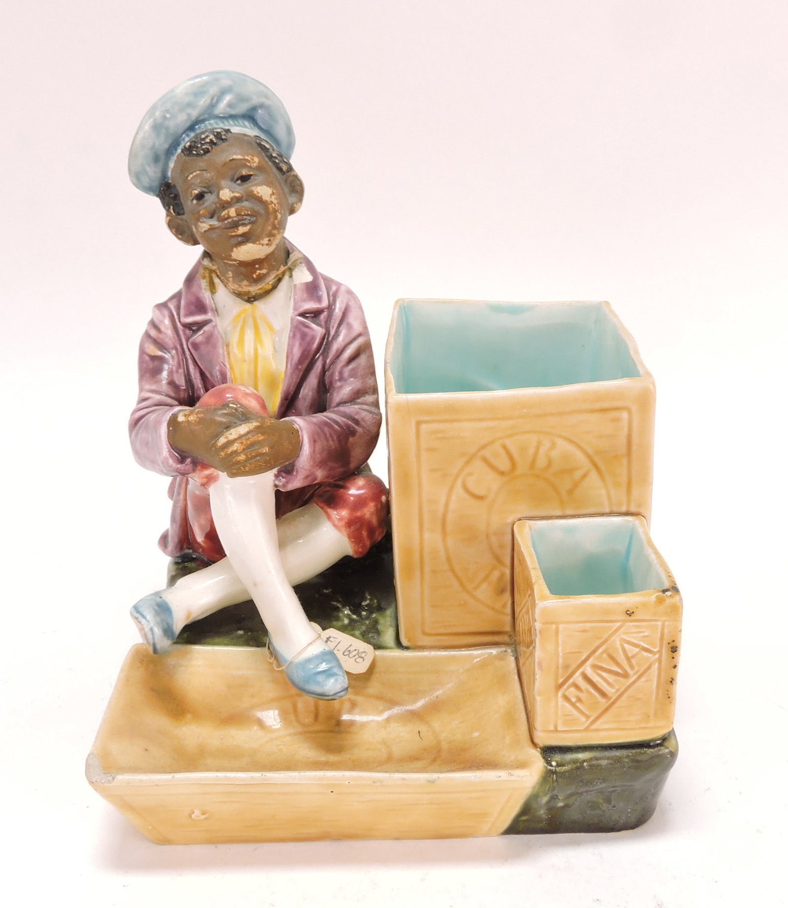 Black Americana majolica figural (1 of 1)