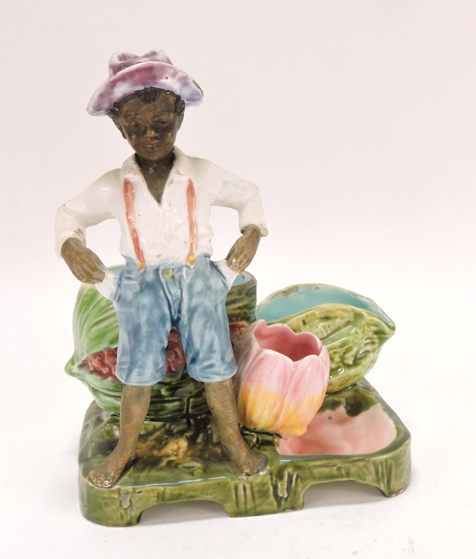 Black Americana majolica figural (1 of 1)