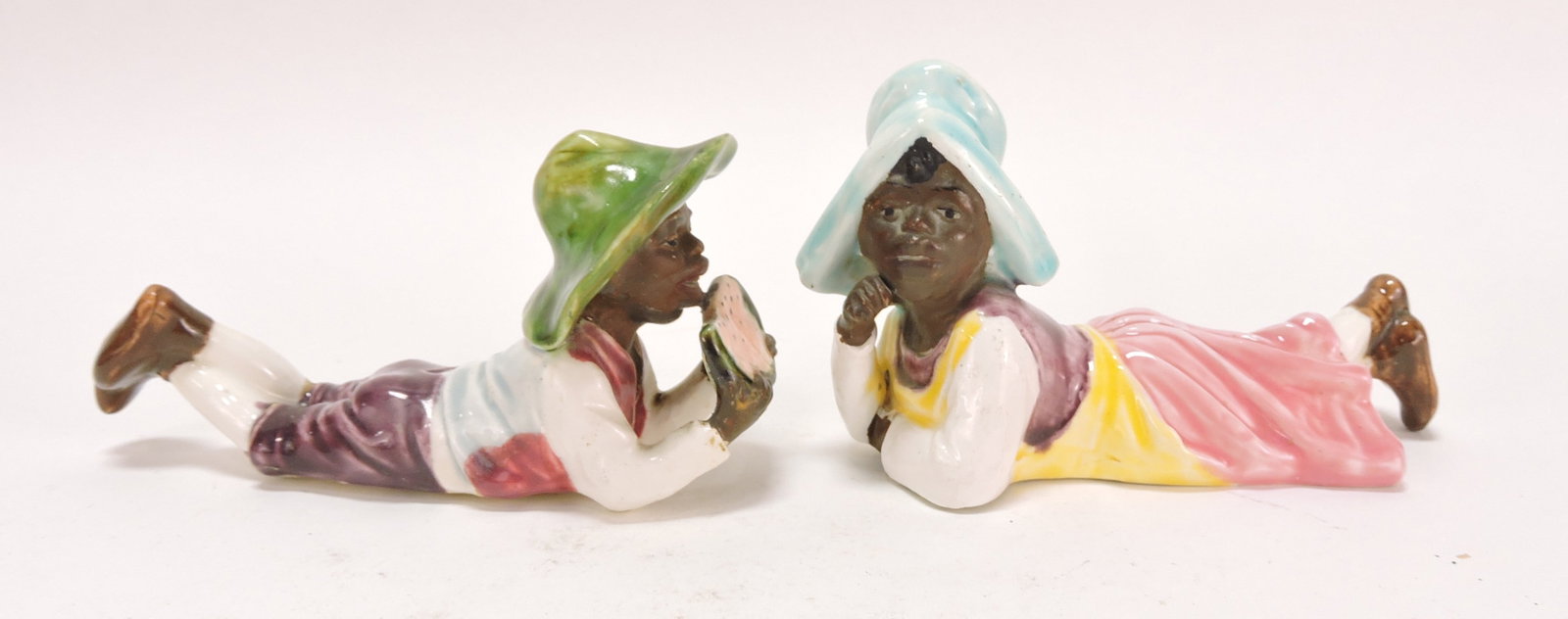 Black Americana majolica recumbent (1 of 1)
