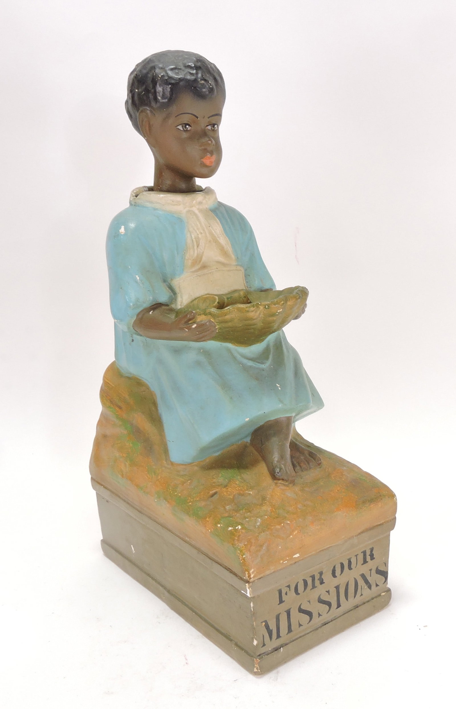 Black Americana chalkware 'For Our (1 of 1)