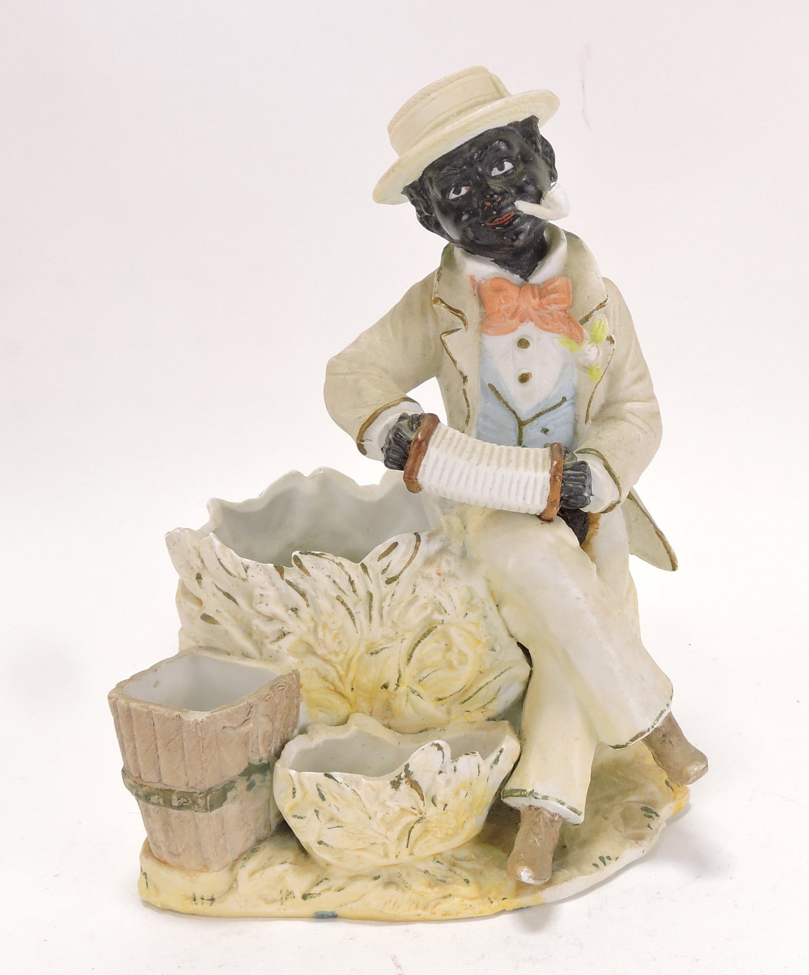 Black Americana bisque figural match (1 of 1)