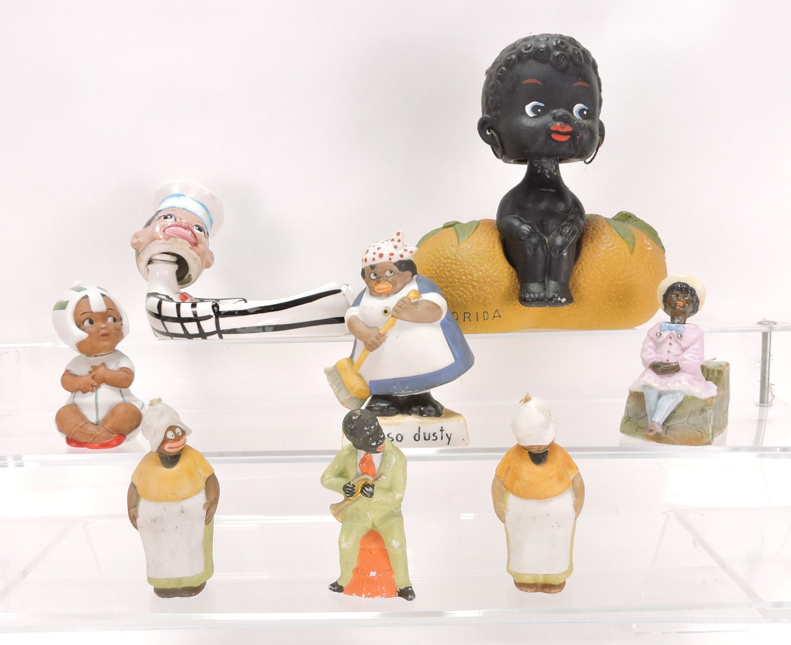Black Americana lot of 8 bobble head (1 of 1)