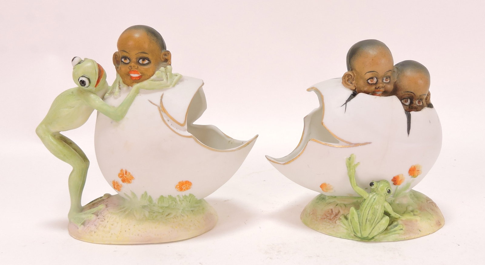 Black Americana bisque lot of 2 (1 of 1)
