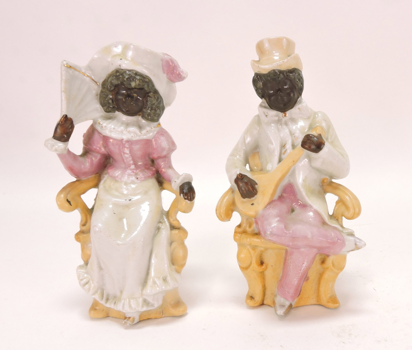 Black Americana porcelain pair of (1 of 1)