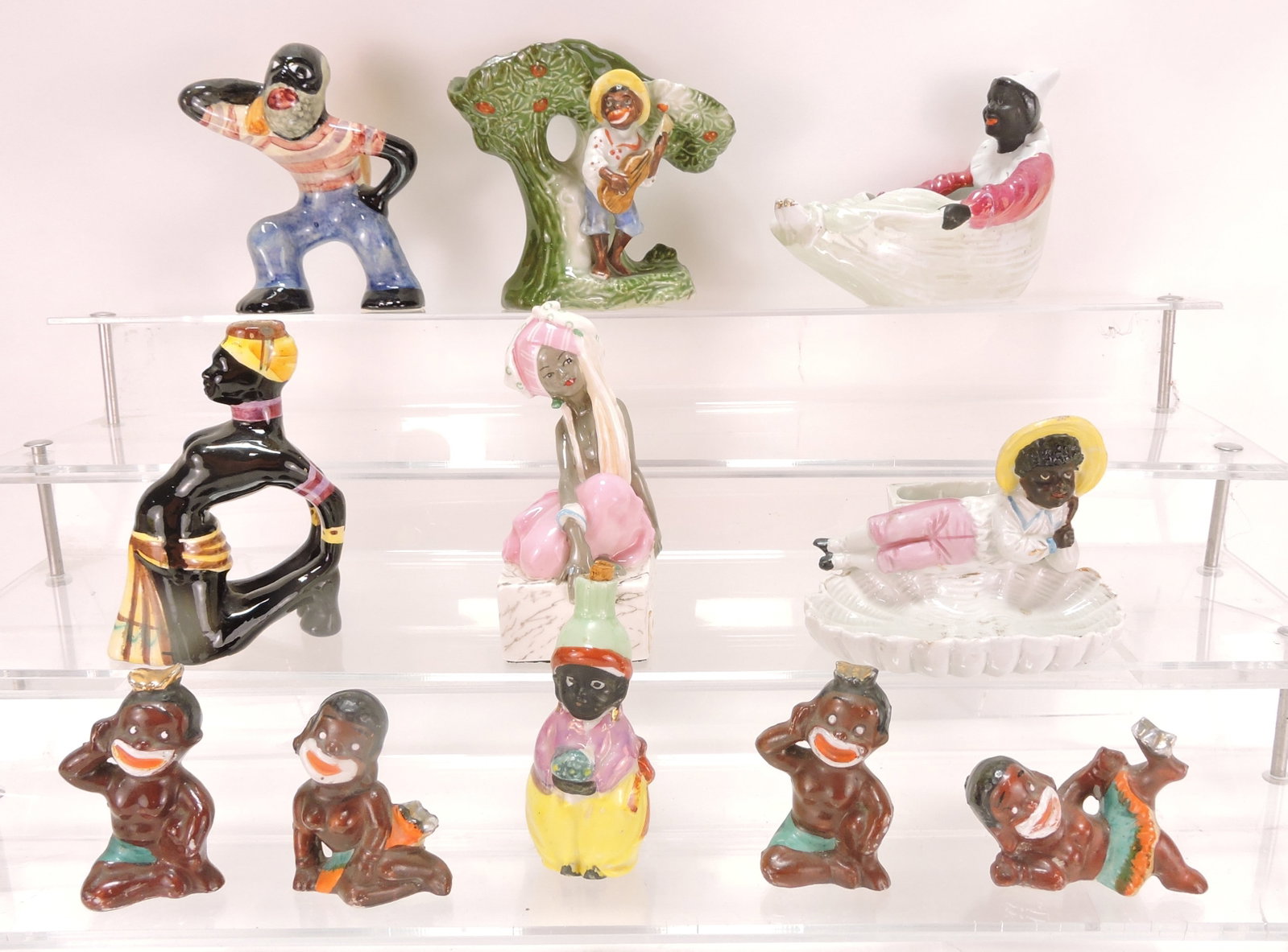 Black Americana lot of 11 porcelain (1 of 1)