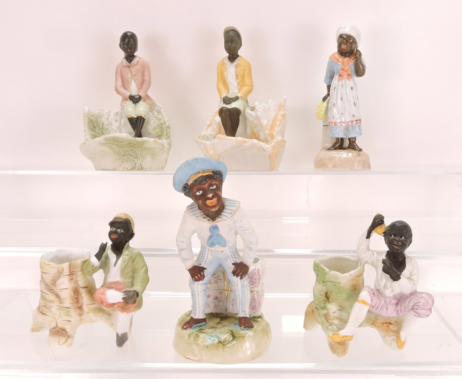 Black Americana bisque lot of (1 of 1)