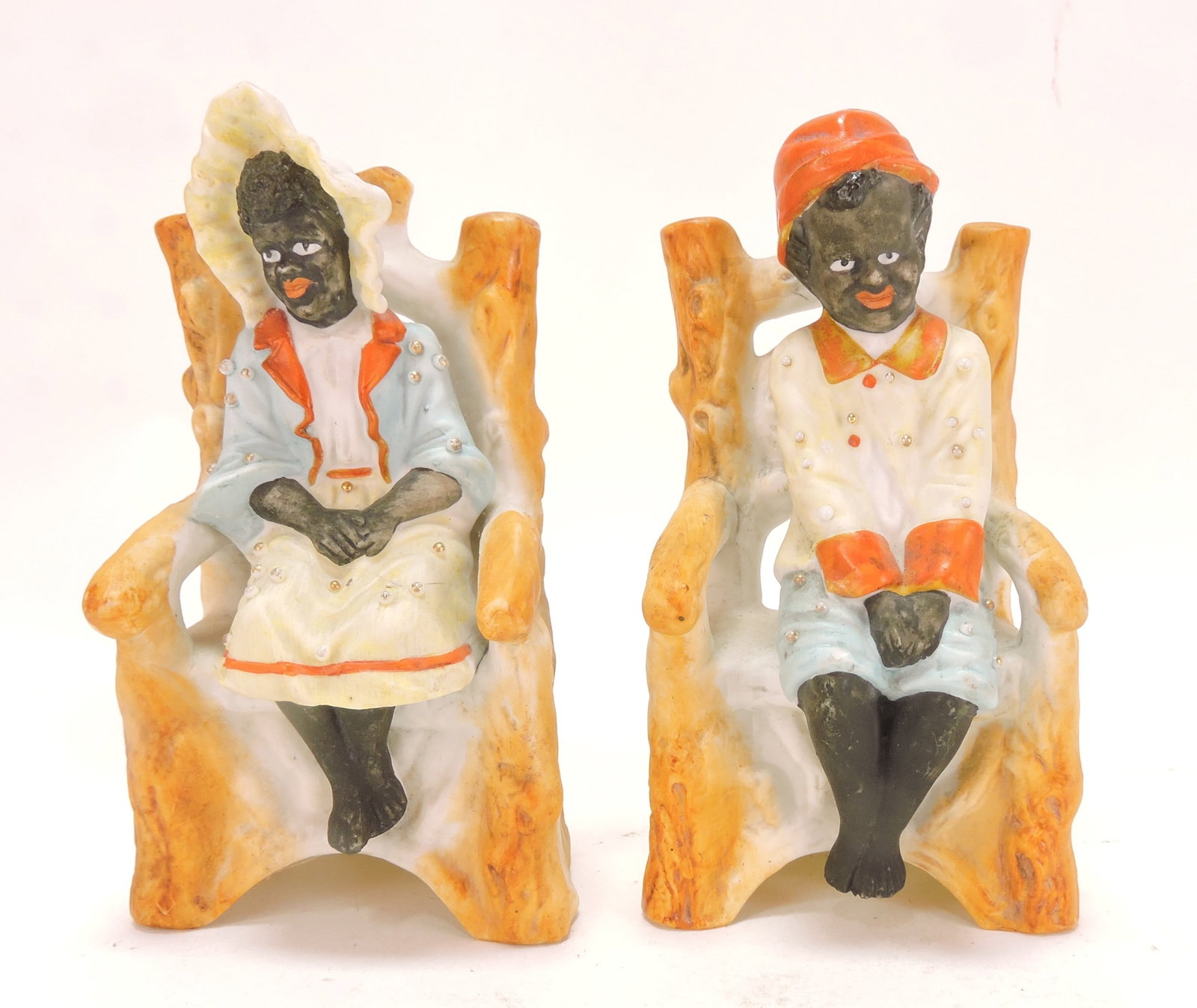 Black Americana bisque pair of (1 of 1)