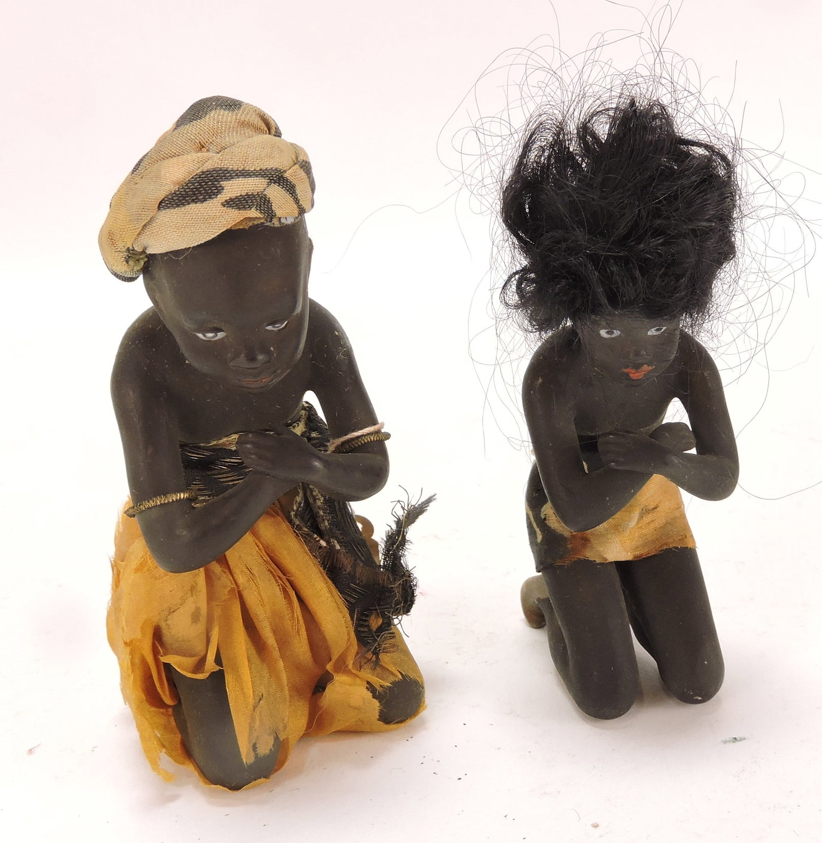 Black Americana bisque pair of figures, (1 of 1)