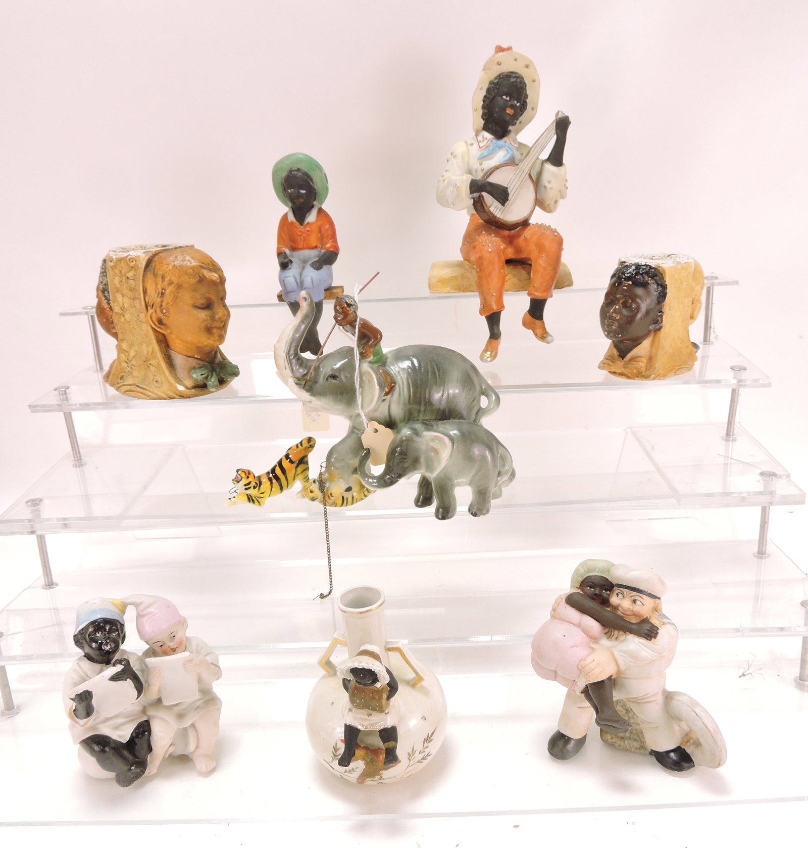Black Americana lot of 8 figurals,