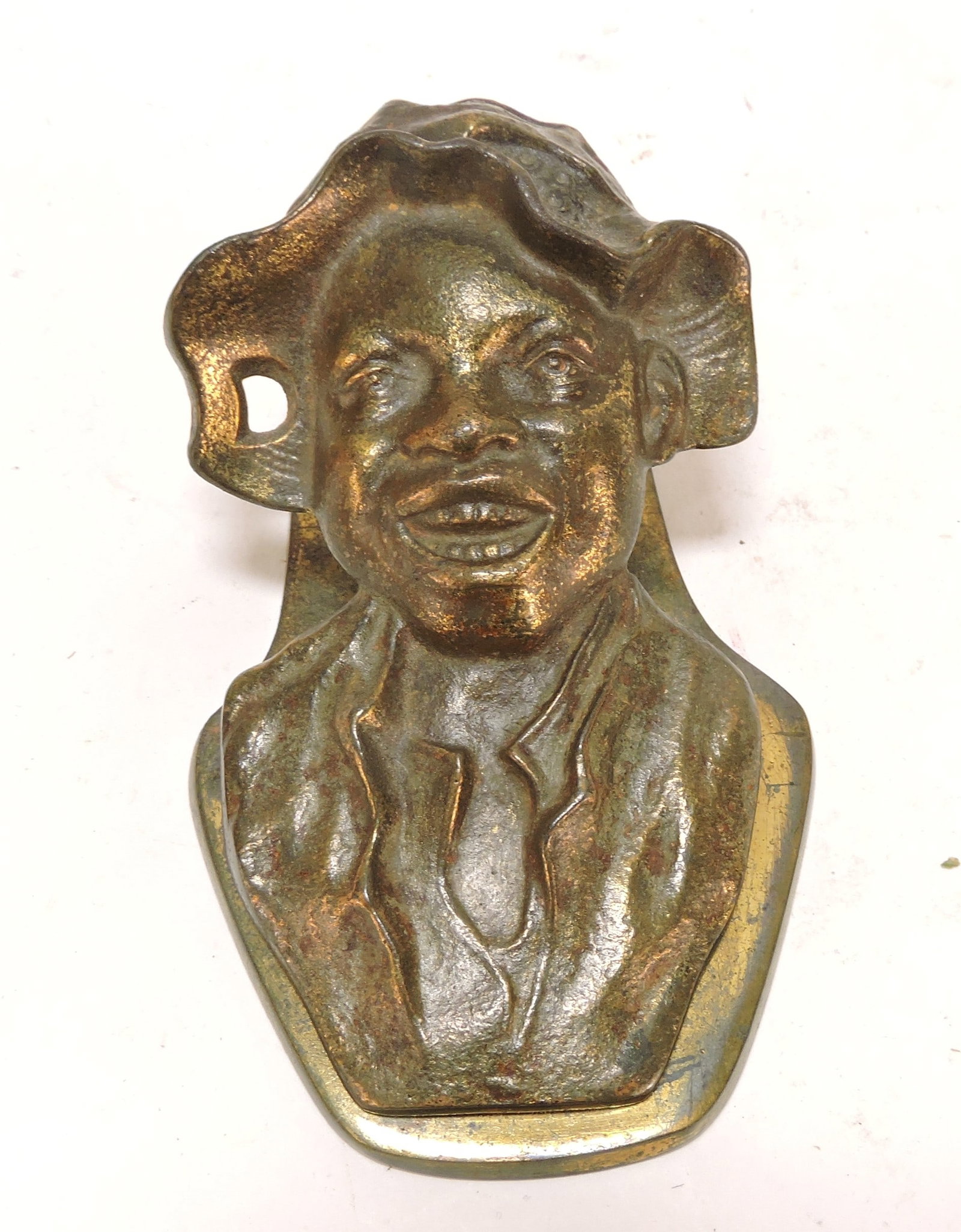 Black Americana bronze bill clip, 4"