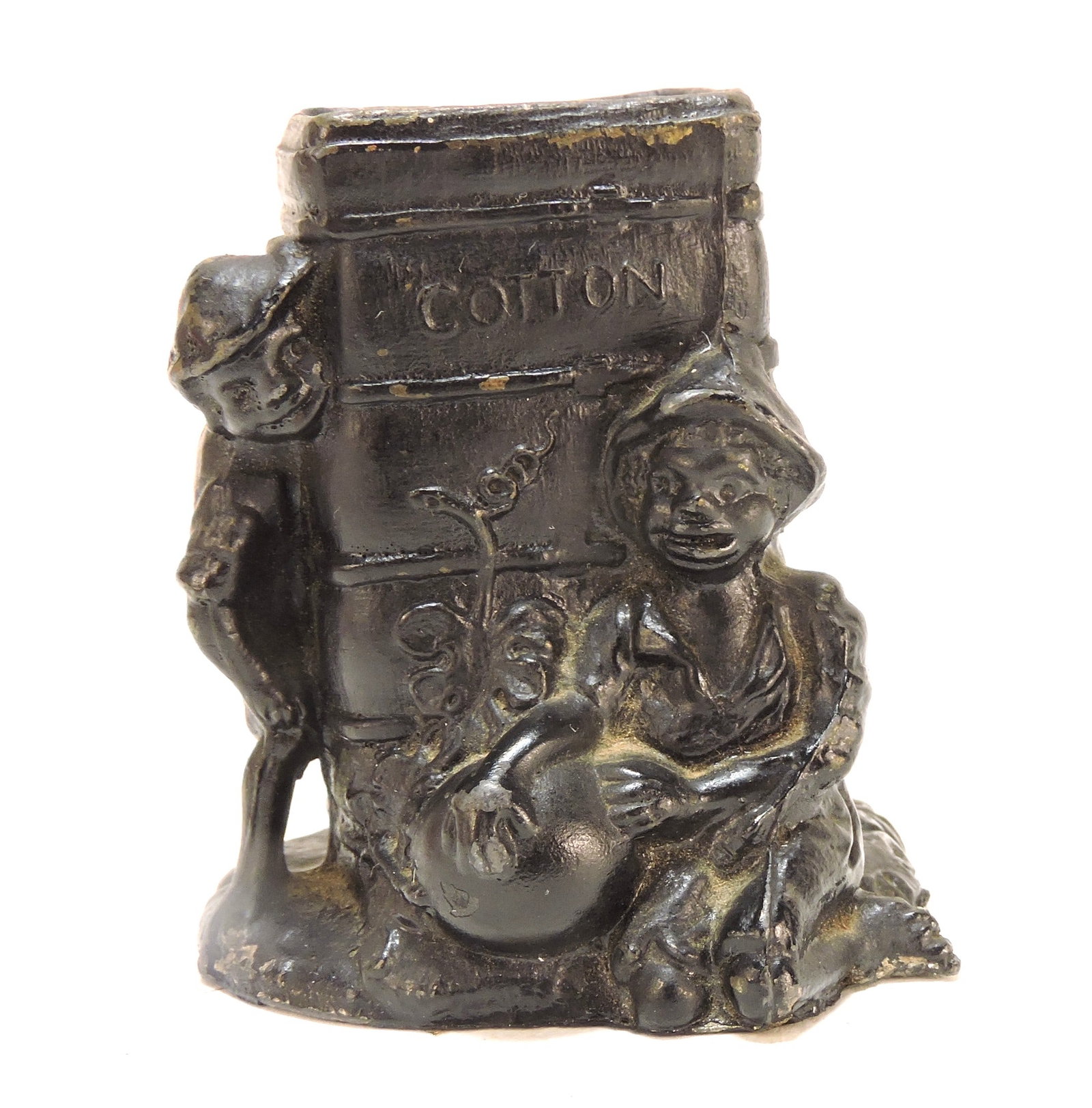 Black Americana metal match holder (1 of 1)