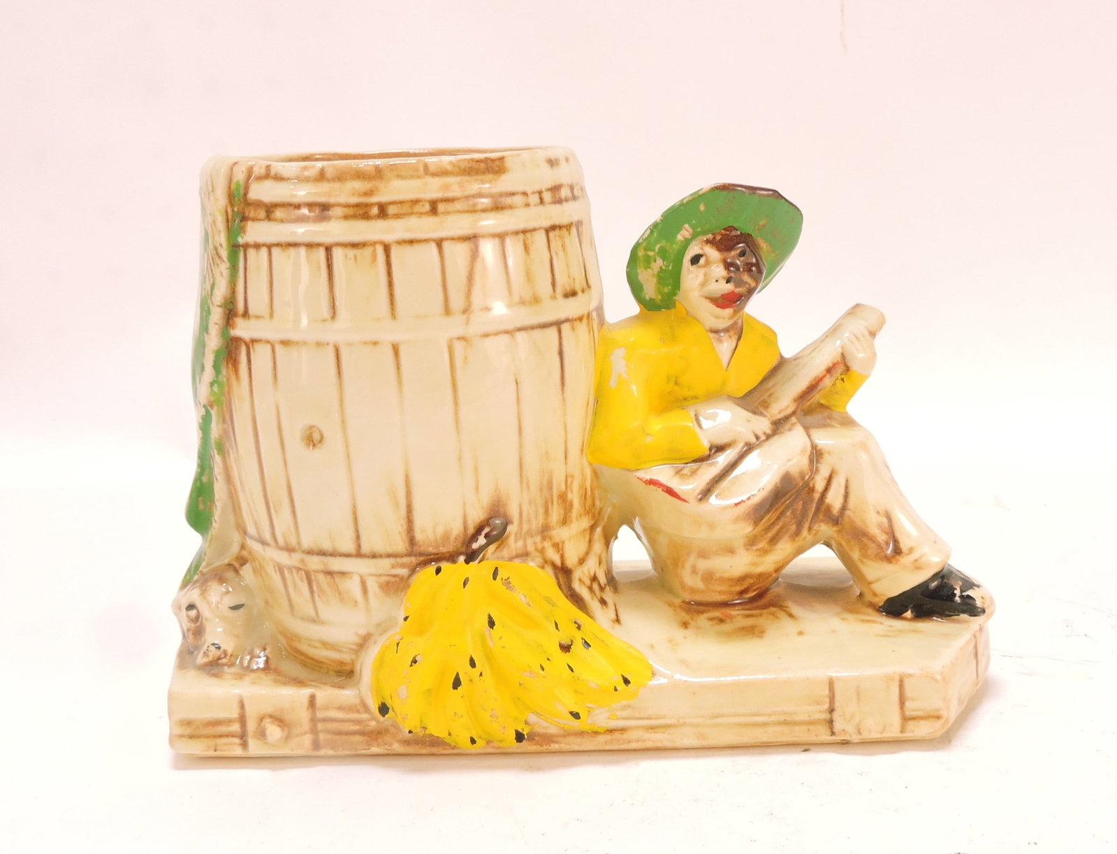 Black Americana McCoy figural planter,: 5"