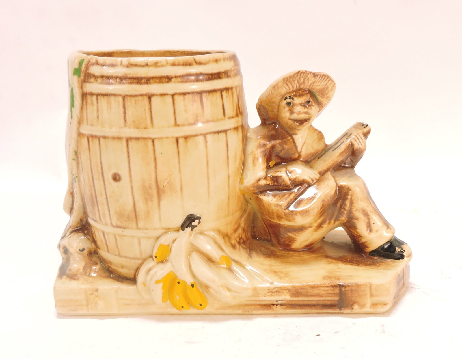 Black Americana McCoy figural planter,